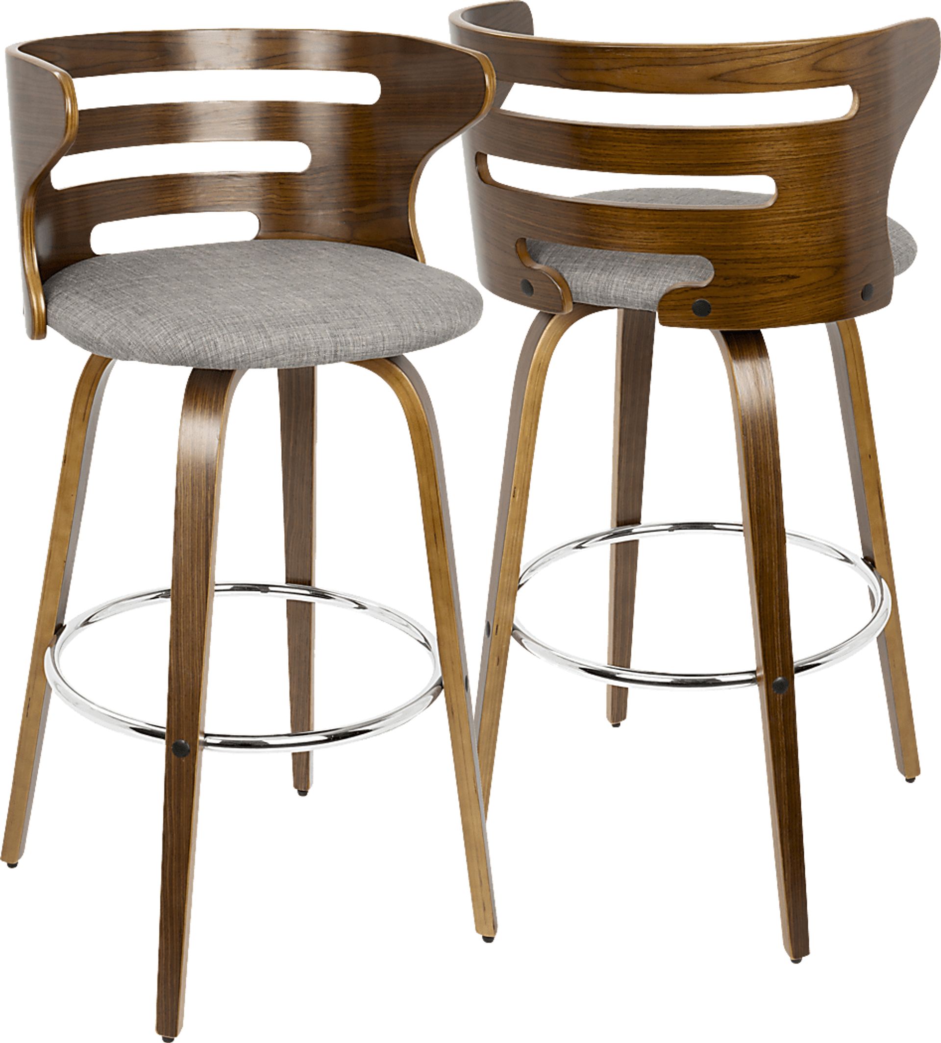 Withersfield Gray Barstool, Set of 2 - Image 8