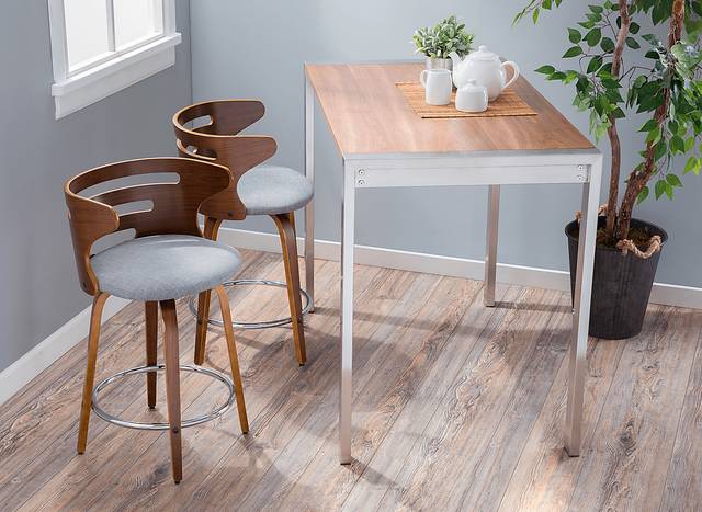 Withersfield Gray Counter Height Stool, Set of 2 - Thumbnail - Image 4