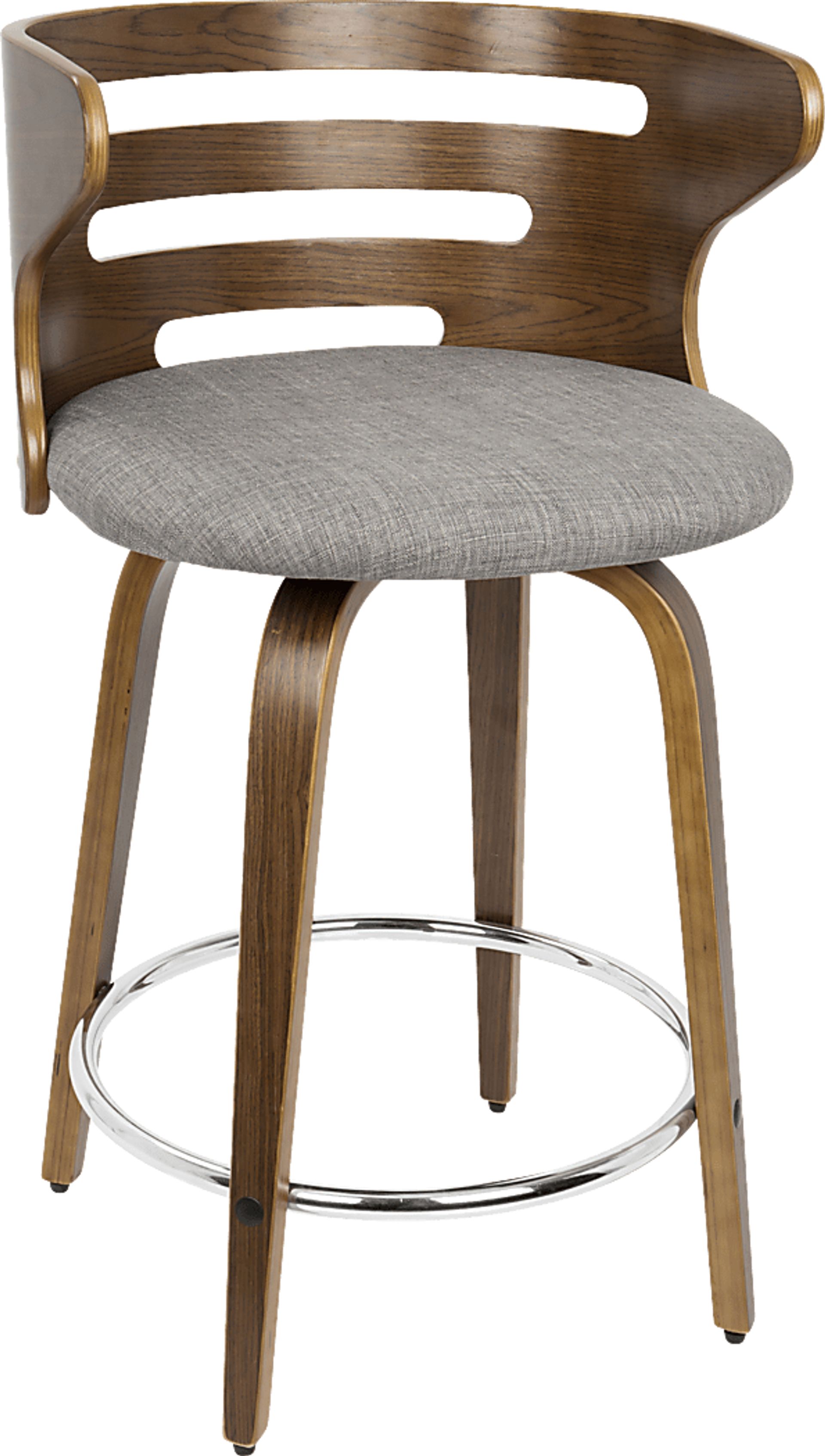 Withersfield Gray Counter Height Stool, Set of 2 - Image 5
