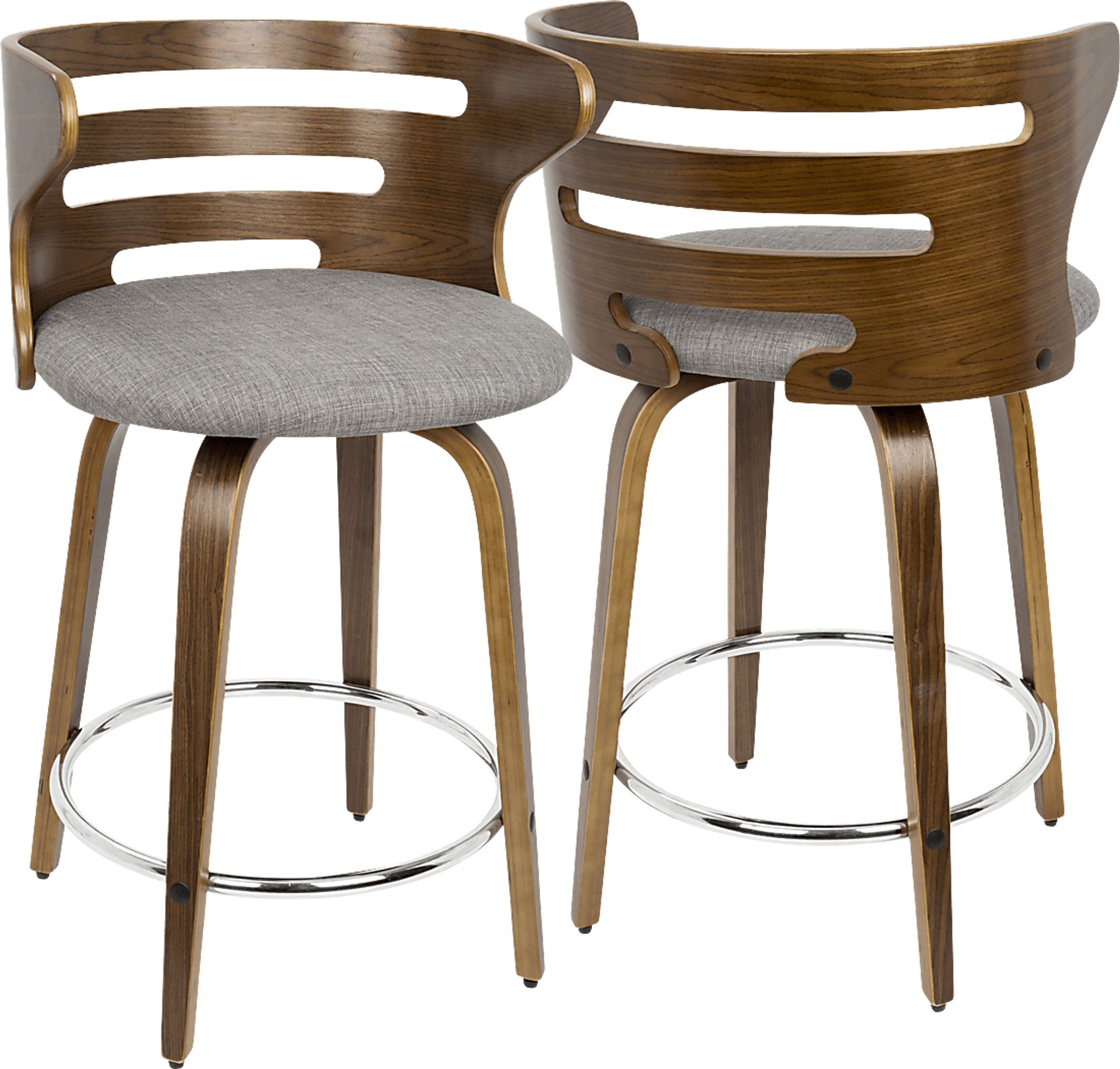 Withersfield Gray Counter Height Stool, Set of 2 - Image 6