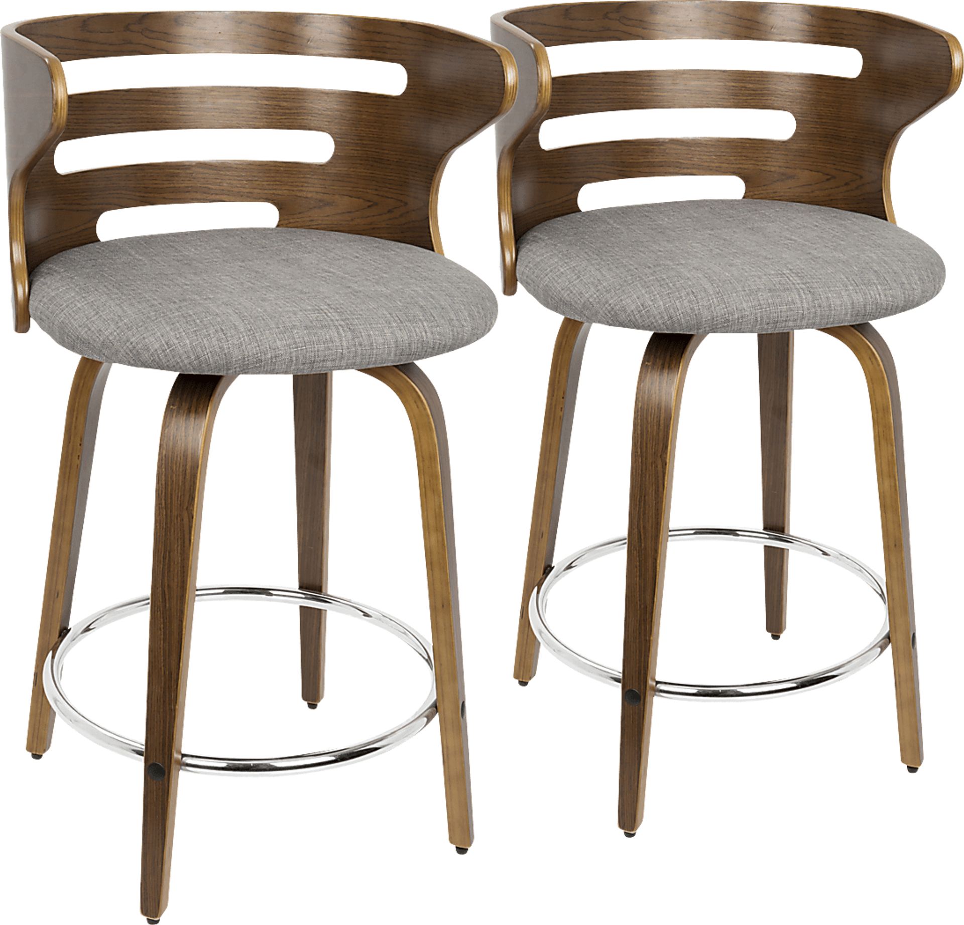 Withersfield Gray Counter Height Stool, Set of 2 - Image 1