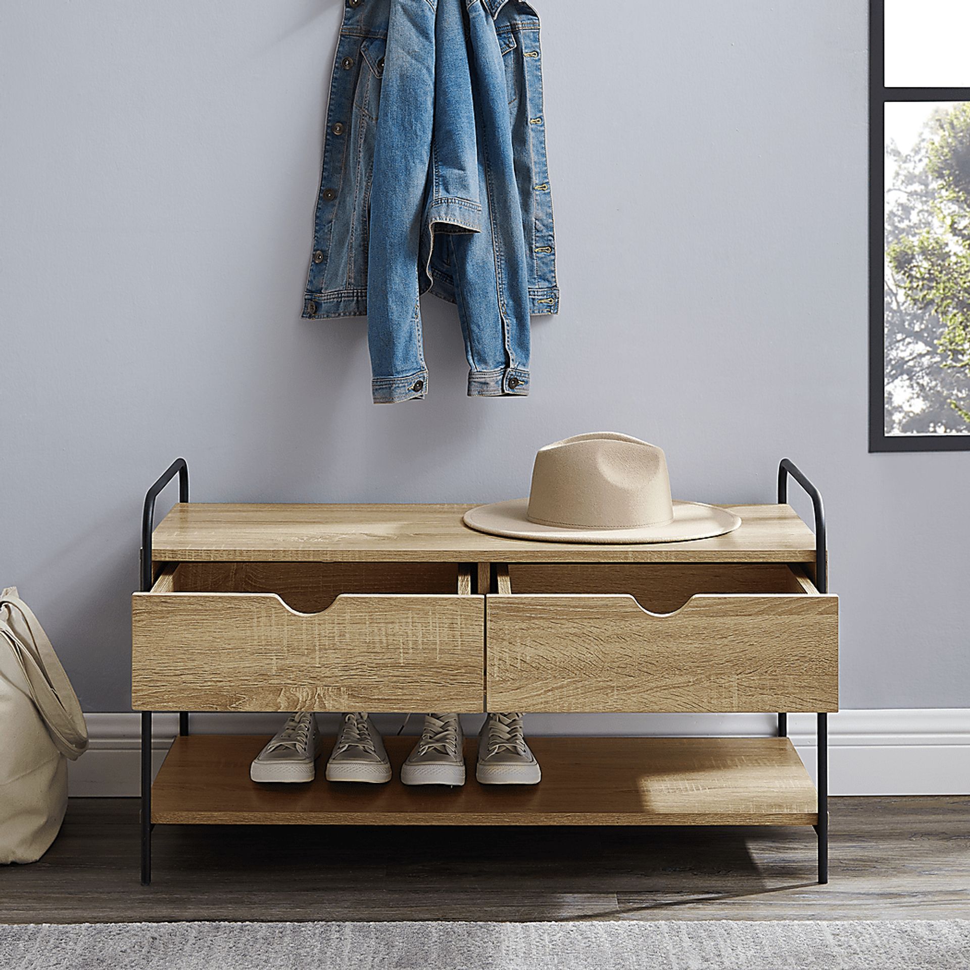 Withlow Brown Accent Bench - Image 4