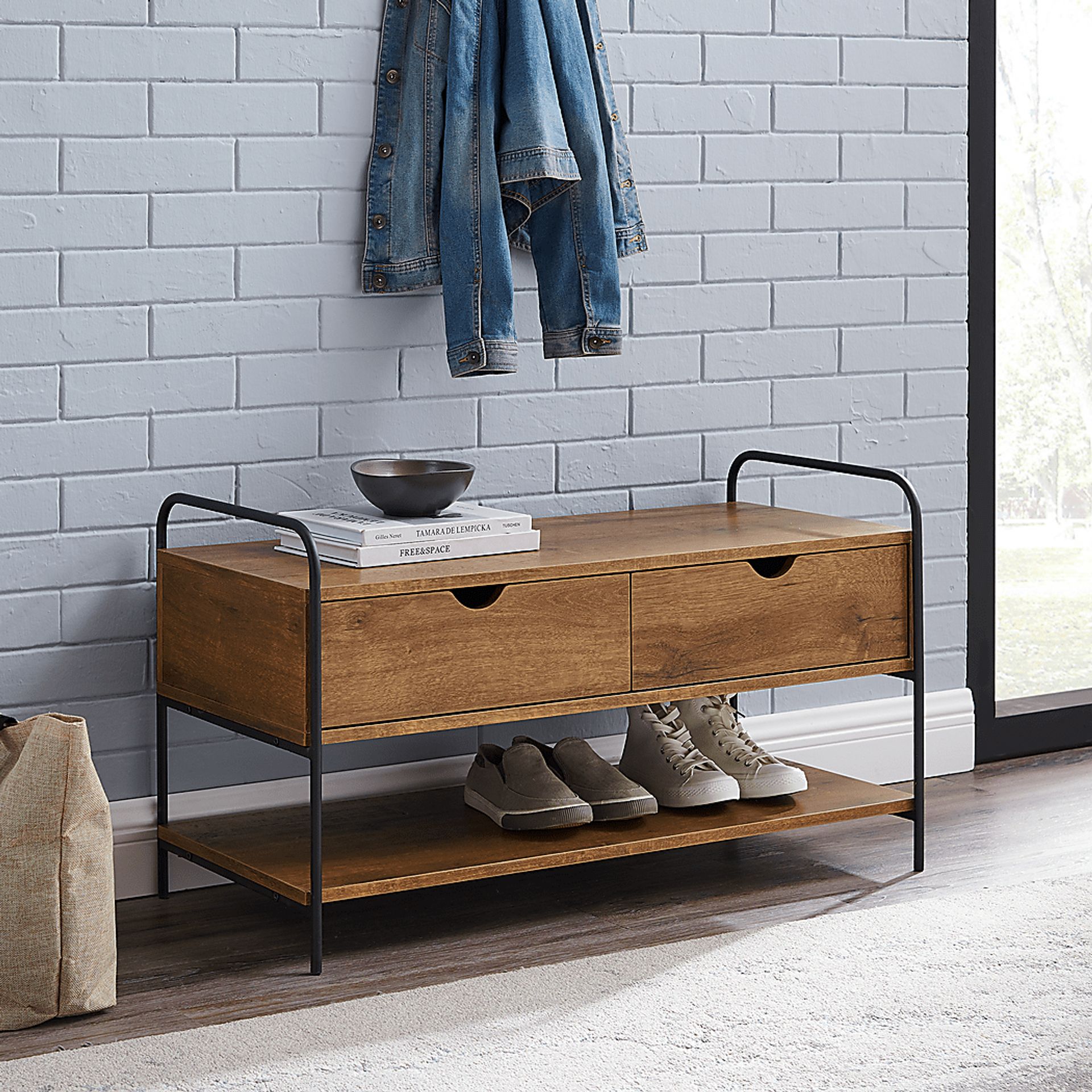 Withlow Natural Accent Bench - Image 3