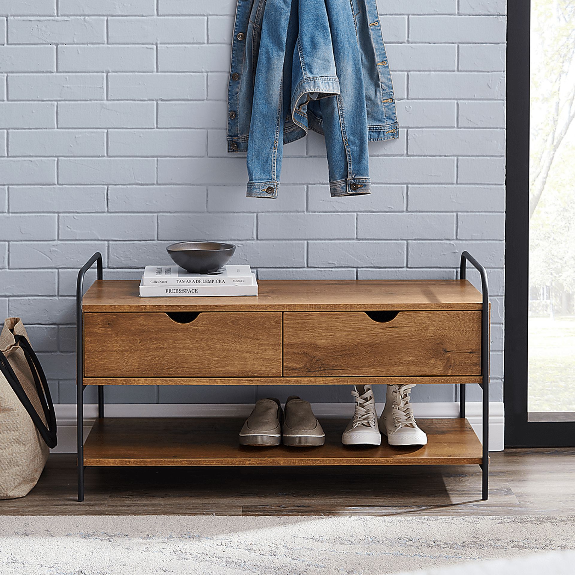 Withlow Natural Accent Bench - Image 4