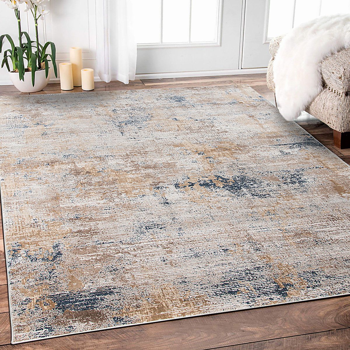 Witnigan Gold Yellow Rugs | Rooms to Go
