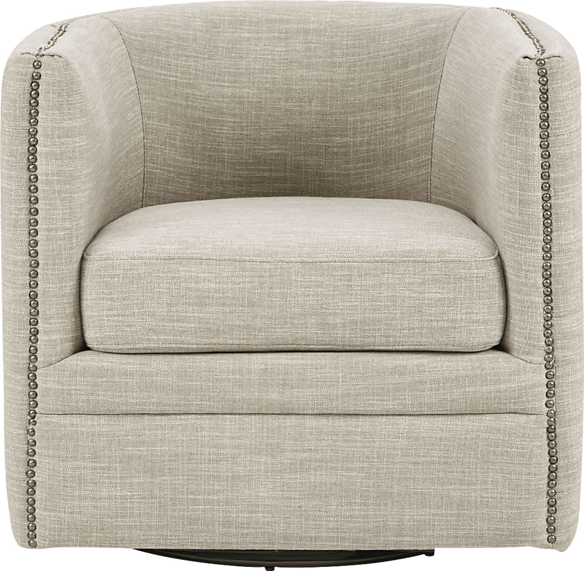 Wittmer Cream Accent Swivel Chair - Image 2