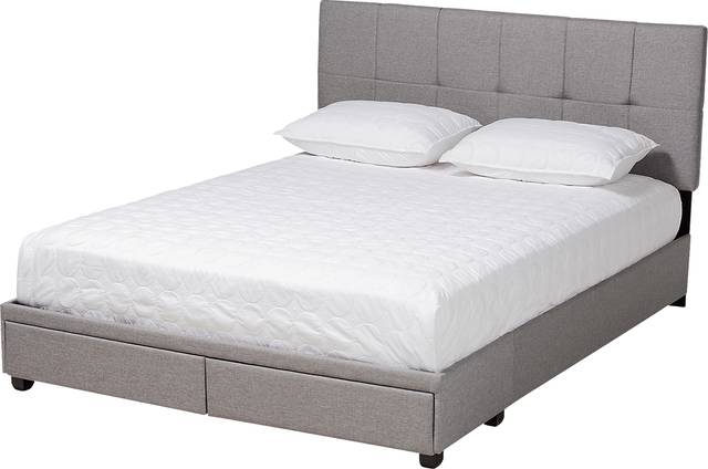 Wizarddale Light Gray Queen Storage Bed - Thumbnail - Image 1