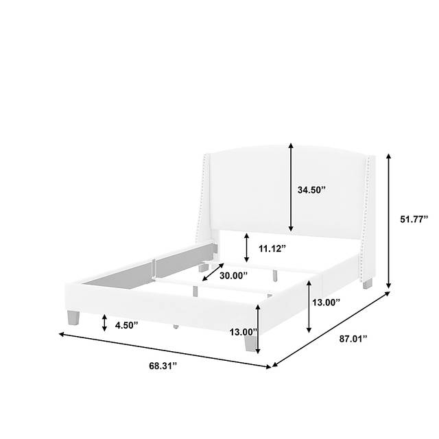 Woffington Blue Queen Bed - Thumbnail - Image 8