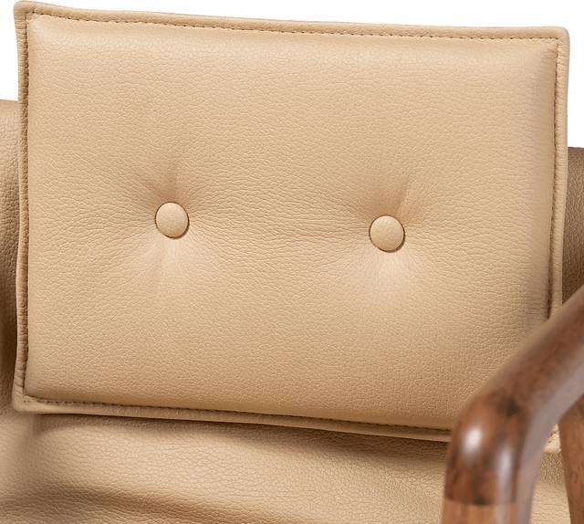 Wogan Beige Arm Chair, Set of 2 - Thumbnail - Image 4