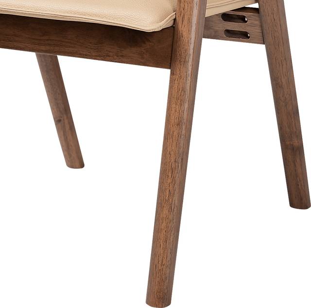 Wogan Beige Arm Chair, Set of 2 - Thumbnail - Image 6