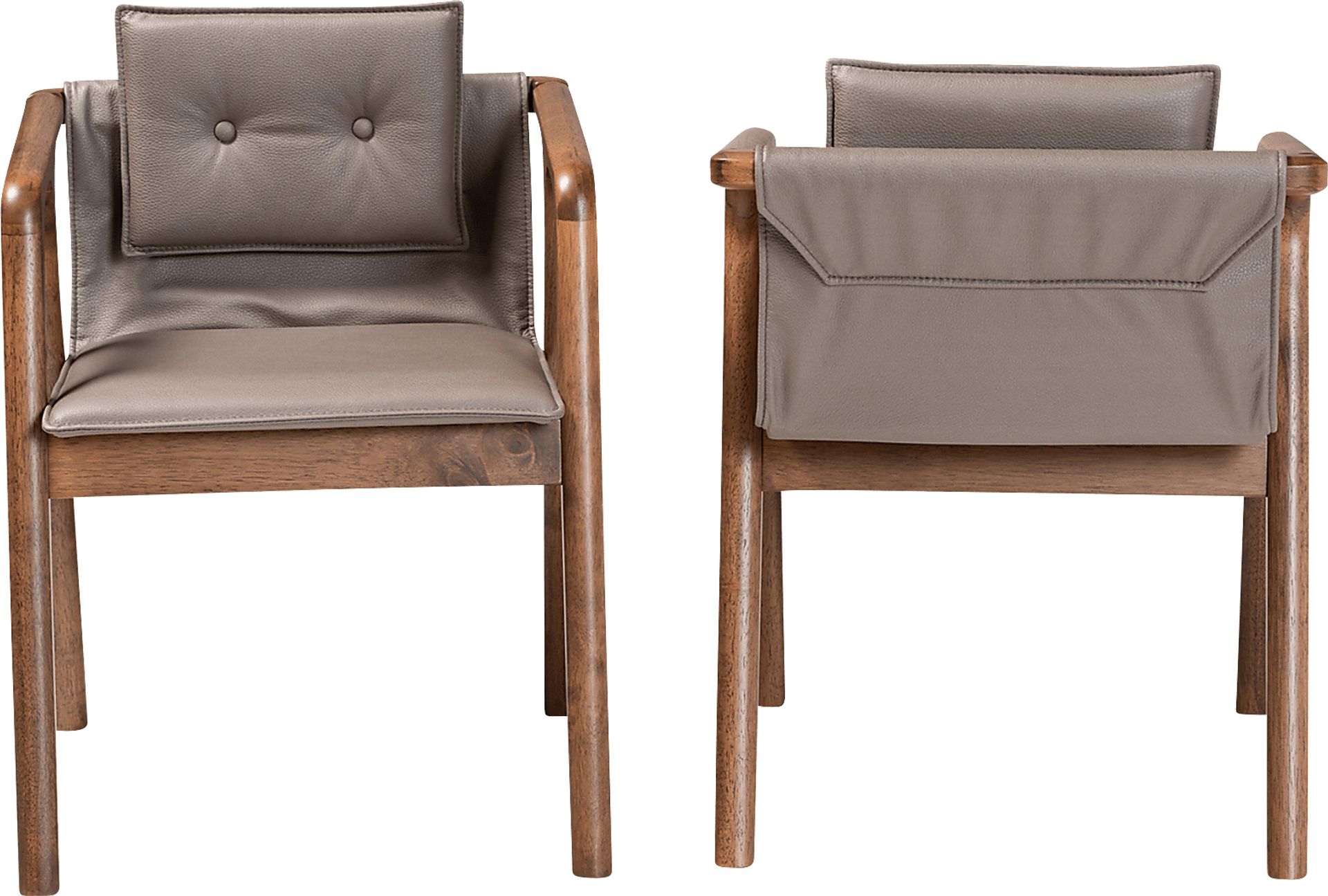 Wogan Gray Arm Chair, Set of 2 - Image 2