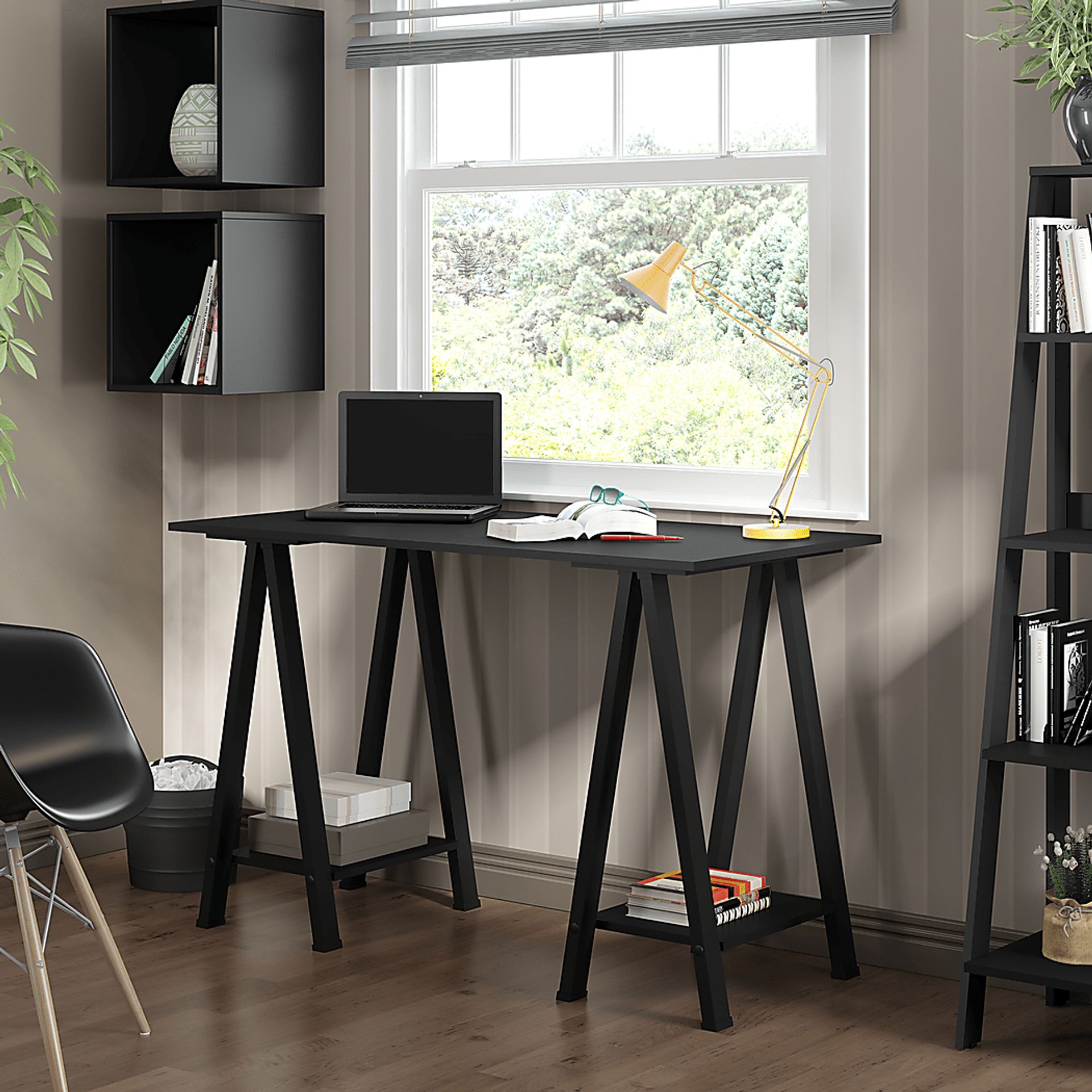 Wolcott  Black Desk - Image 2