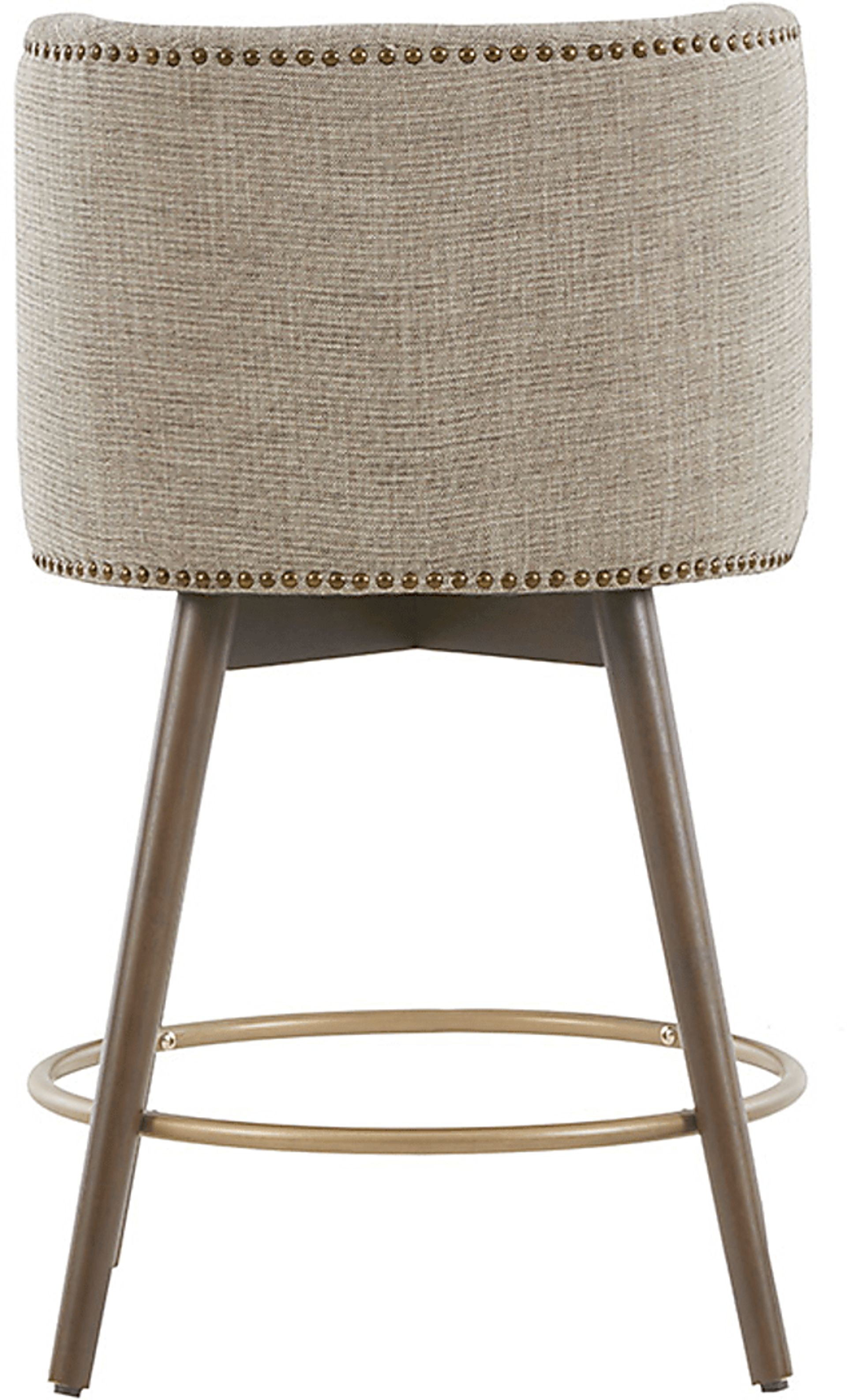 Wolfboro Beige Swivel Counter Height Stool - Image 5