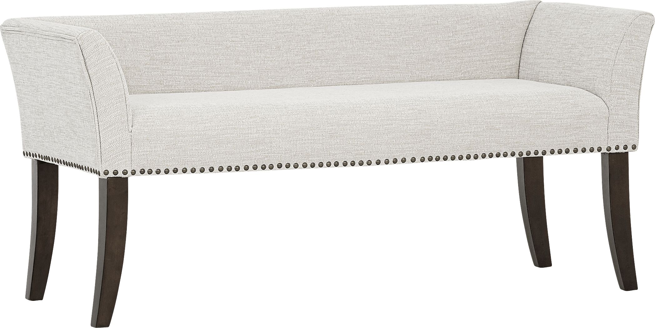 Wolfdew White Accent Bench