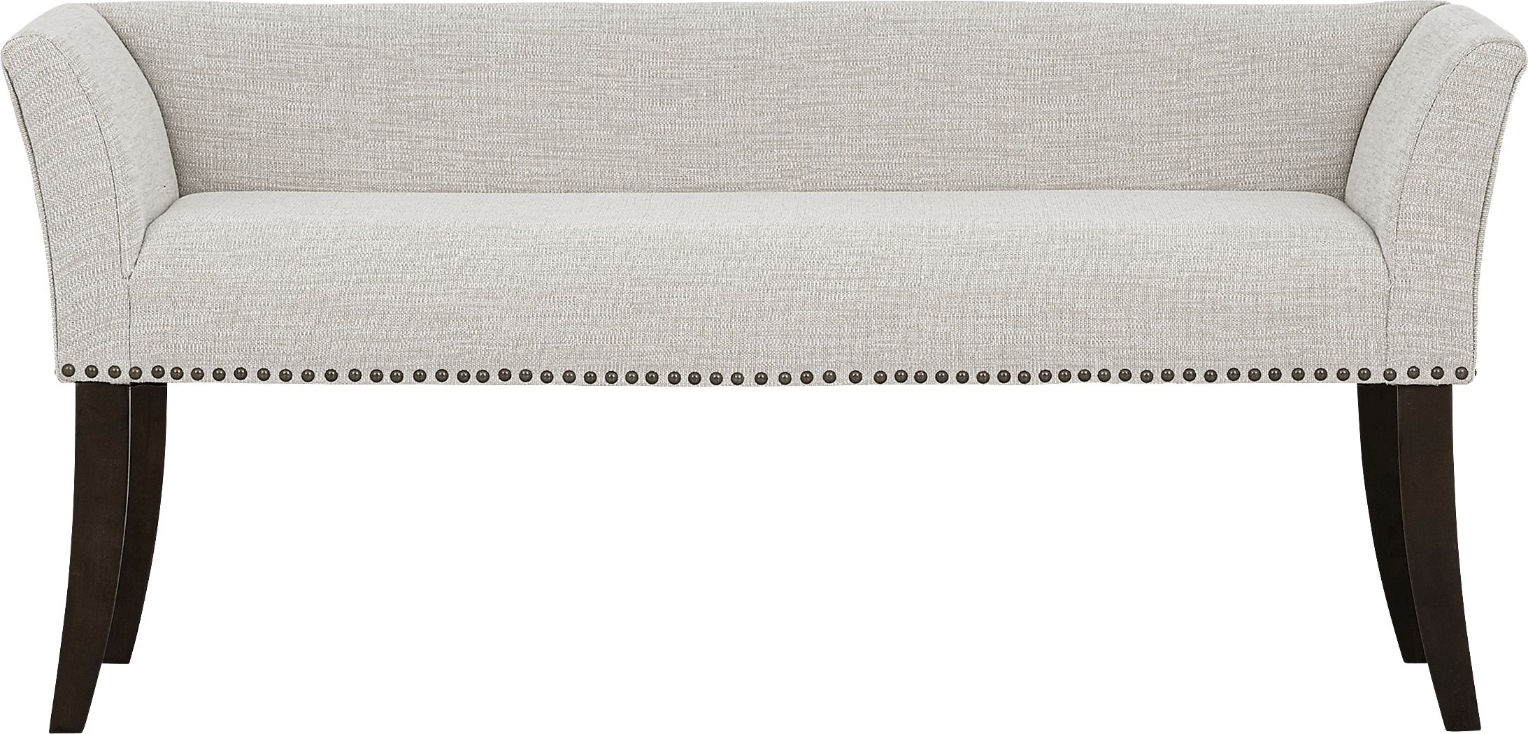 Wolfdew White Accent Bench