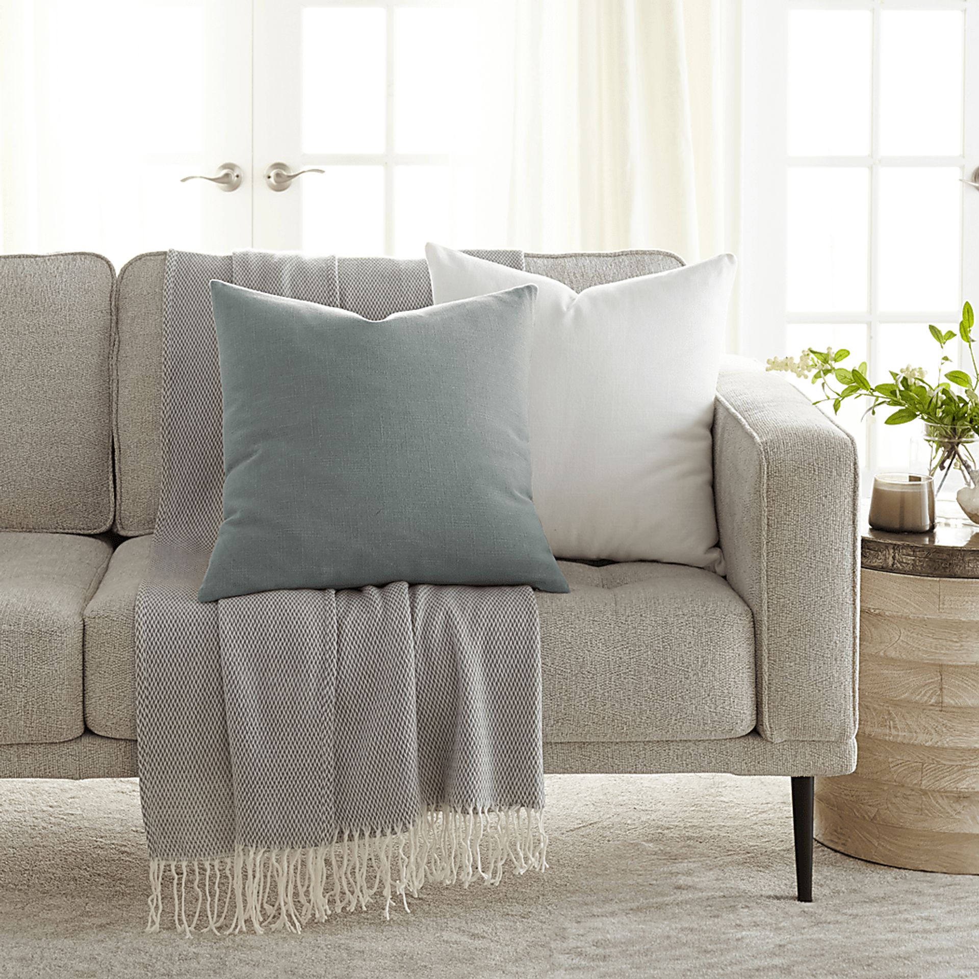 Wolfe Artic/White Accent Pillow Set of 2 - Image 2