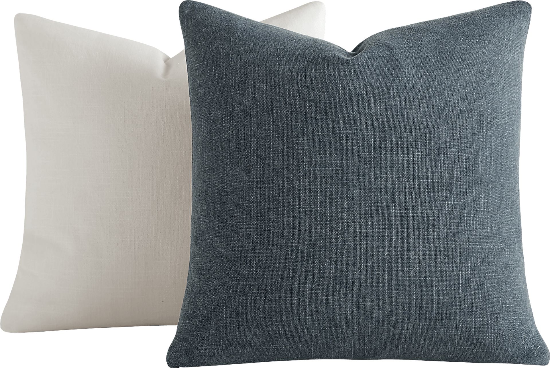 Wolfe Navy/White Accent Pillow Set of 2 - Image 1