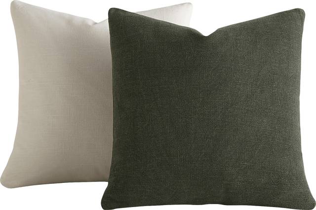 Wolfe Olive/Natural Accent Pillow Set of 2 - Thumbnail - Image 1