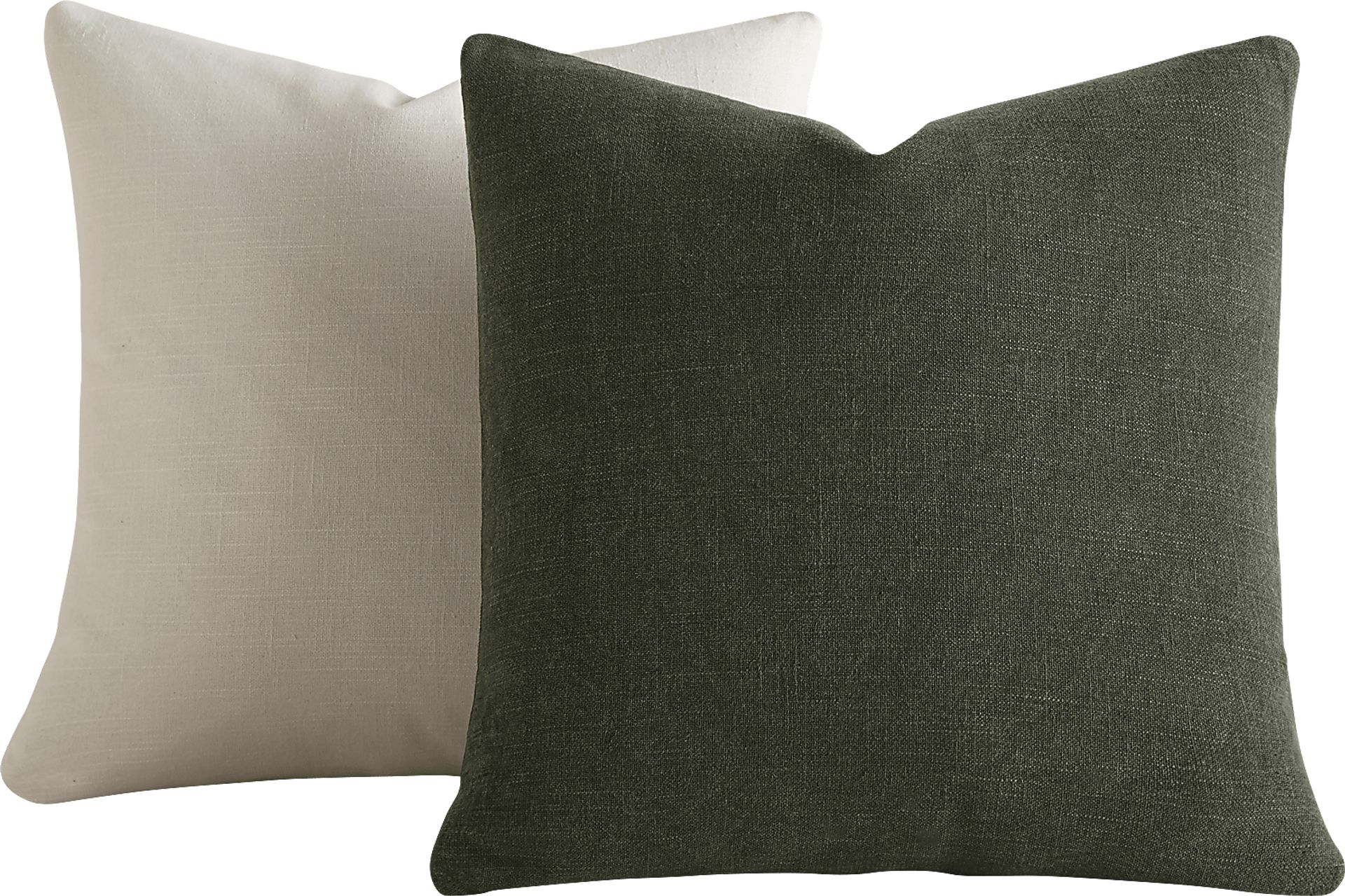 Wolfe Olive/Natural Accent Pillow Set of 2 - Image 1
