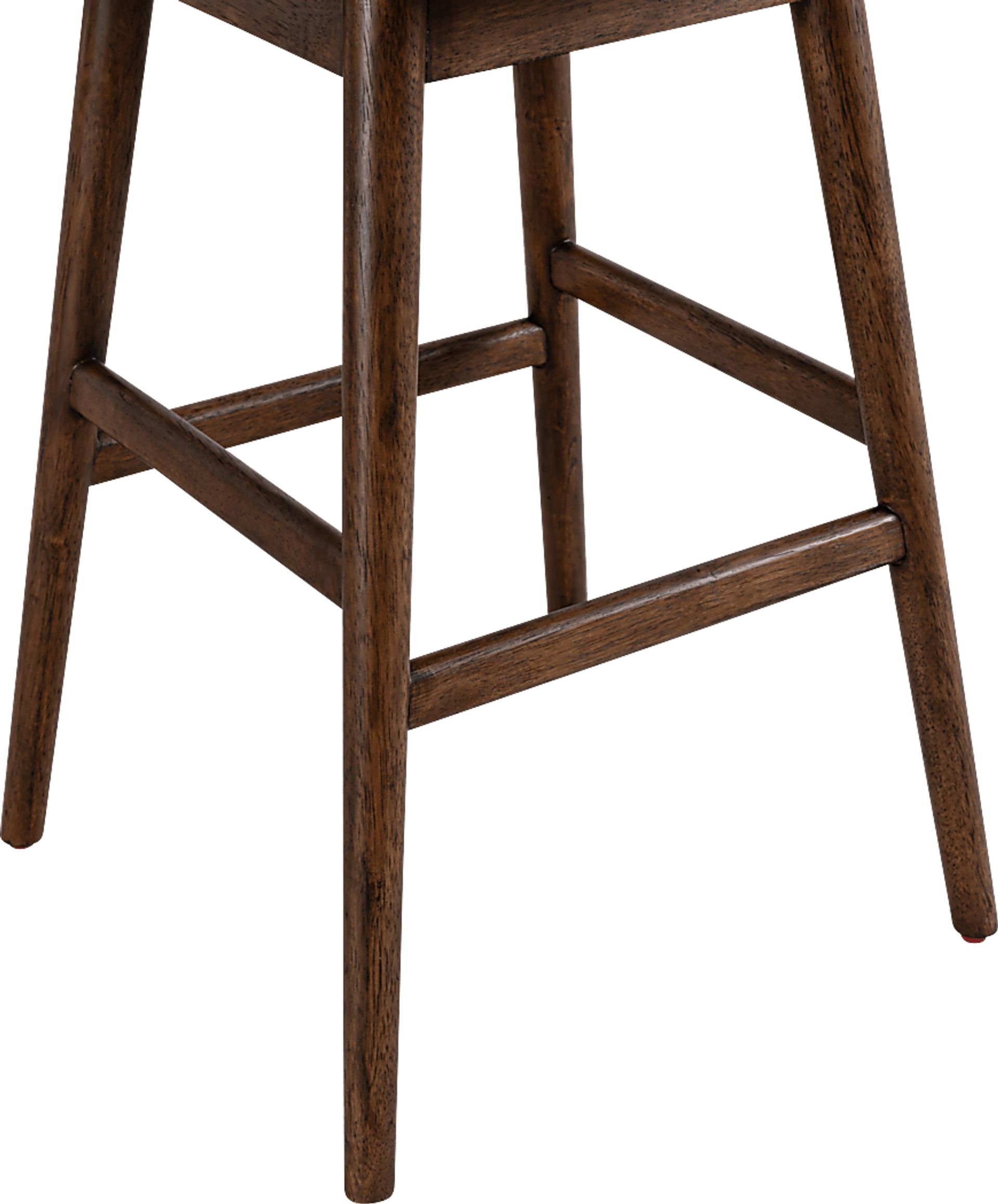 Wolfphone II Dark Brown and Taupe Barstool - Image 3