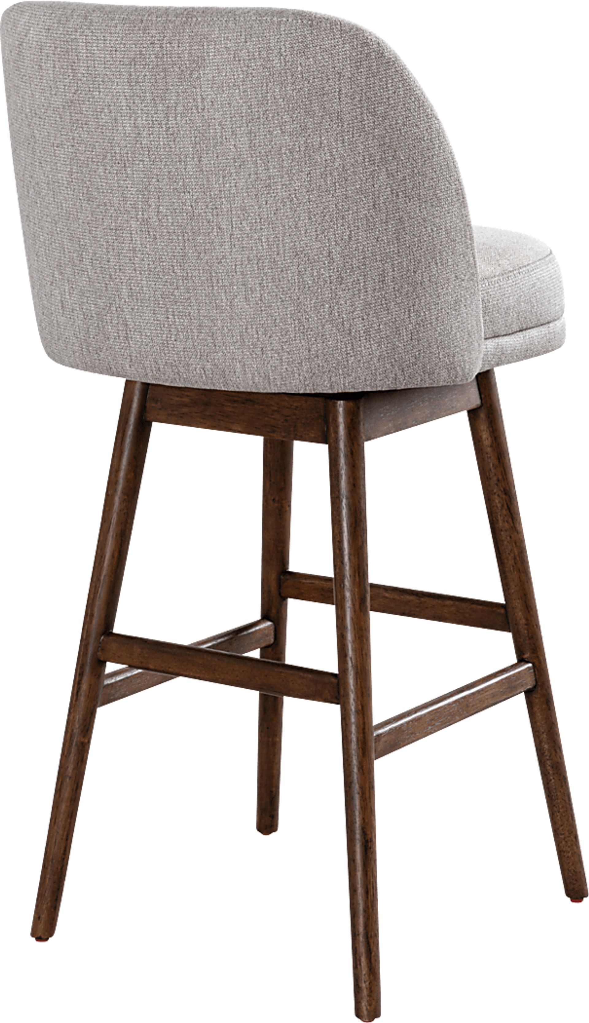 Wolfphone II Dark Brown and Taupe Barstool - Image 5