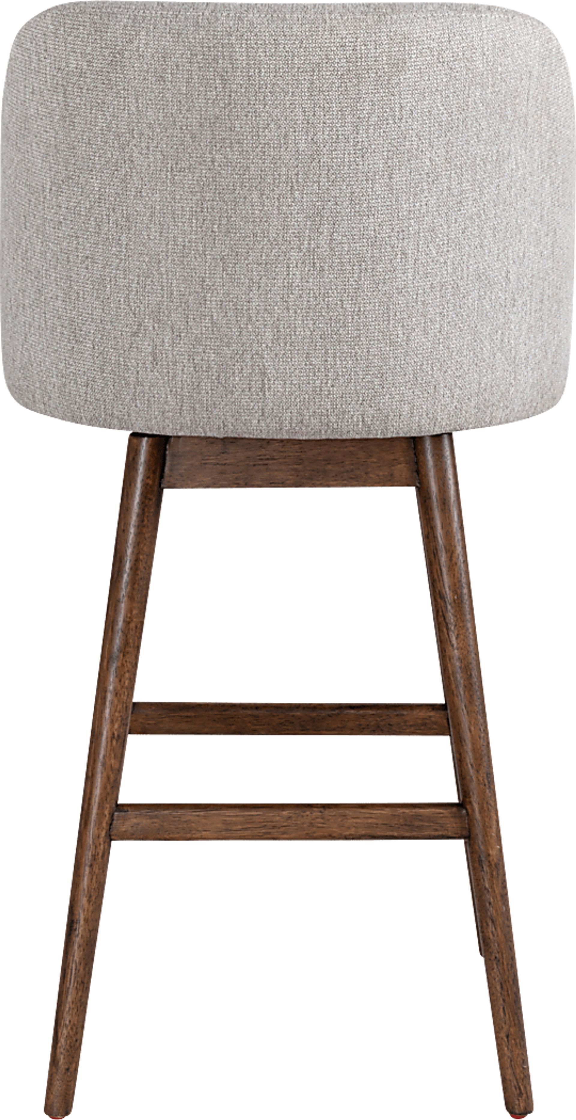 Wolfphone II Dark Brown and Taupe Barstool - Image 7