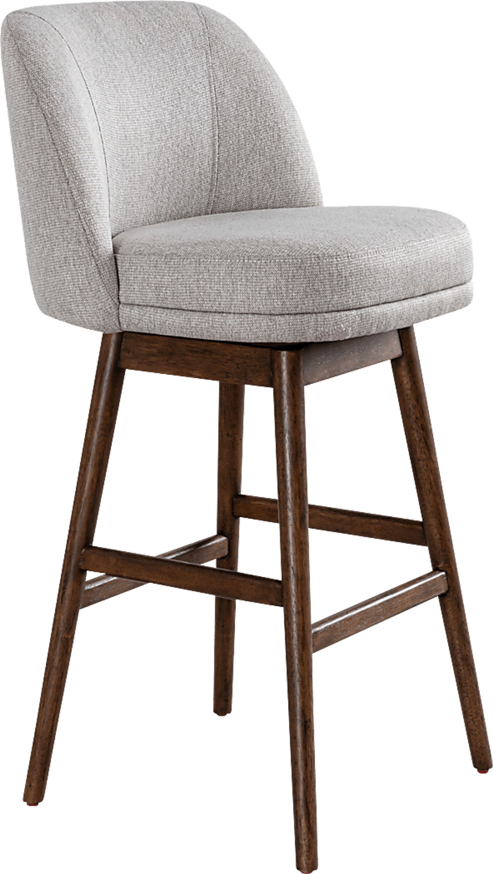 Wolfphone II Dark Brown and Taupe Barstool - Image 1