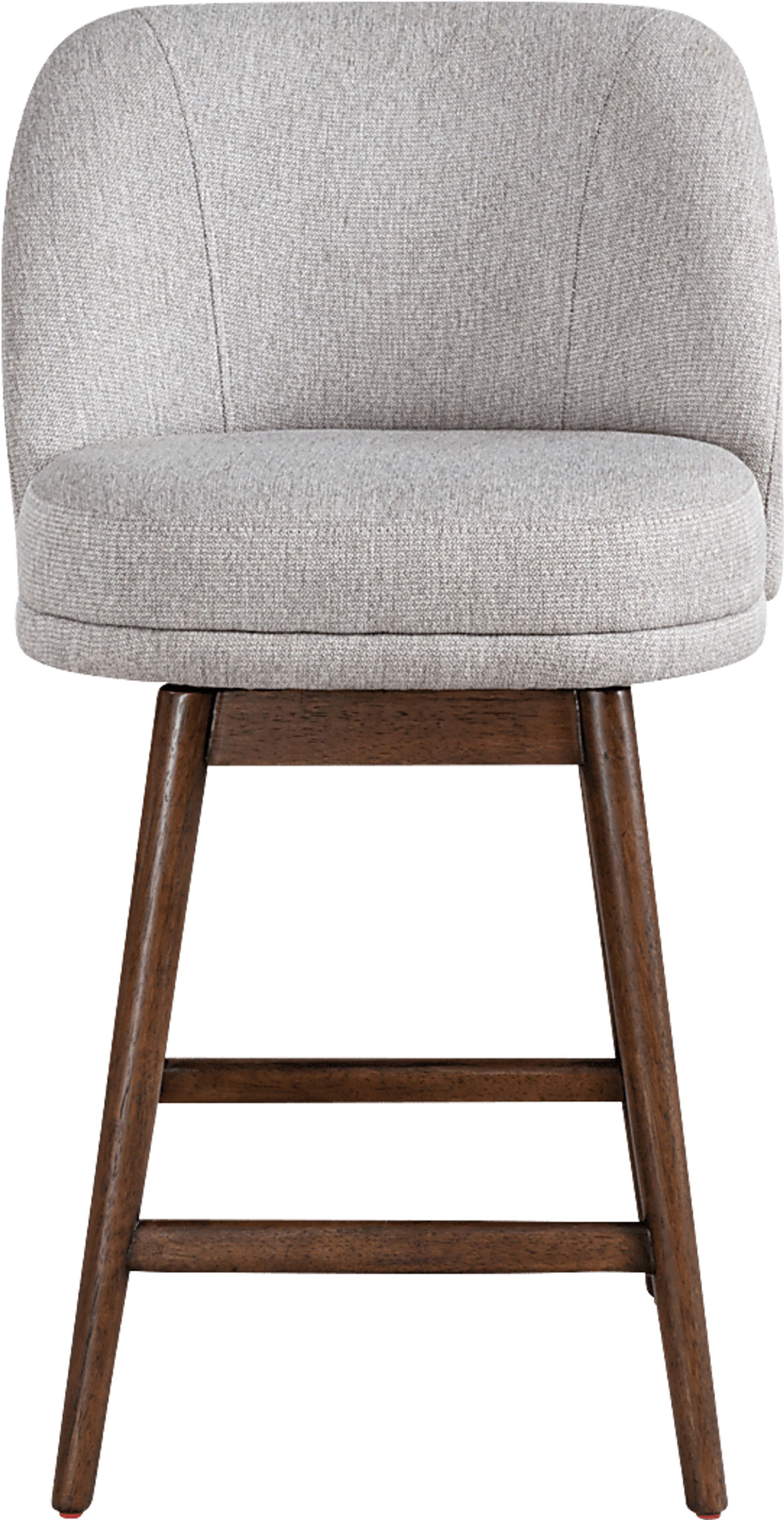 Wolfphone II Dark Brown and Taupe Counter Height Stool - Image 1