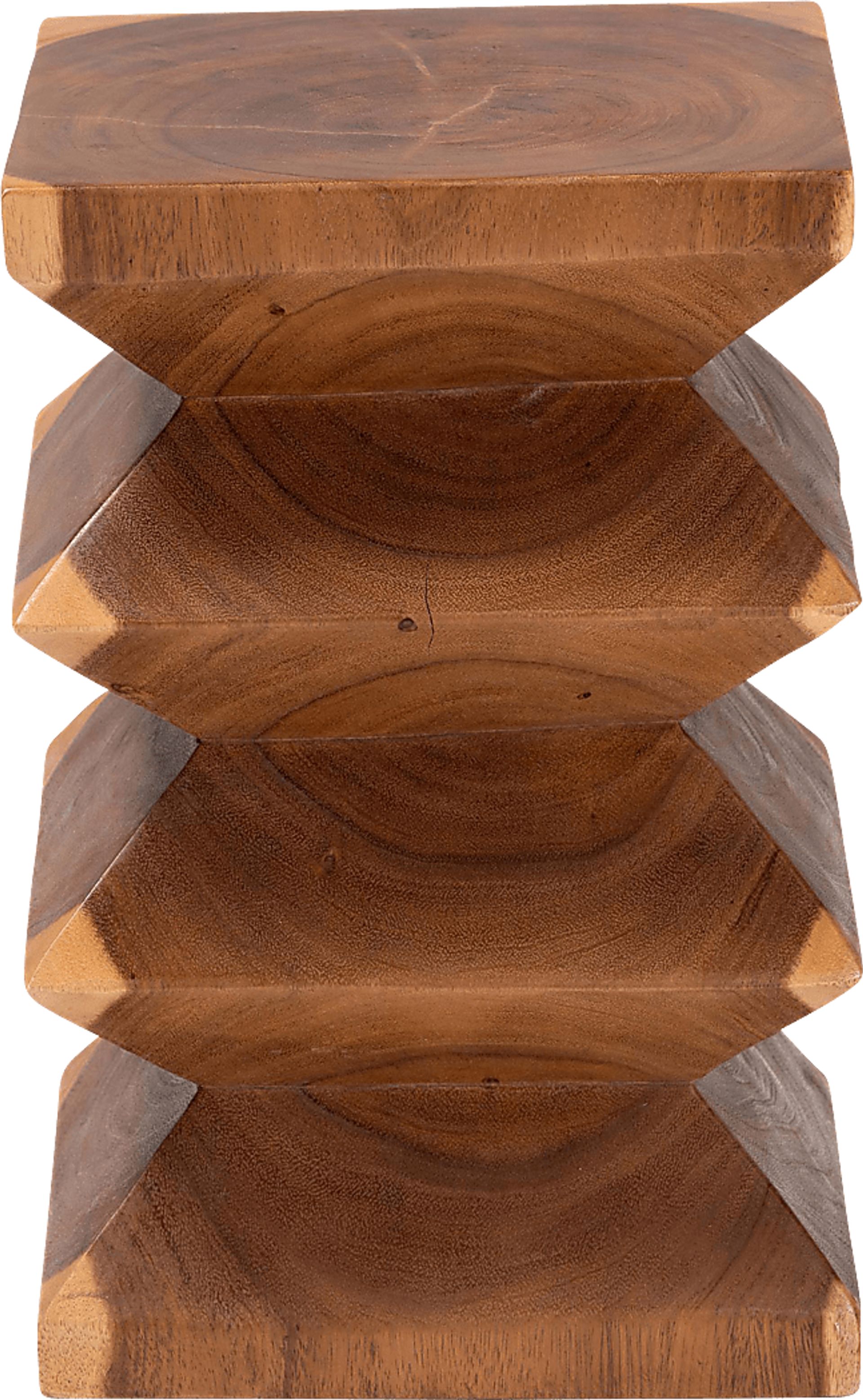 Wolftube Brown End Table - Image 3