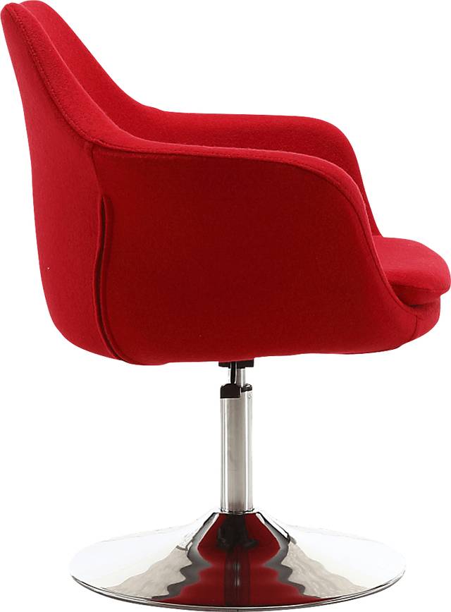 Wollesen Red Accent Chair - Thumbnail - Image 4
