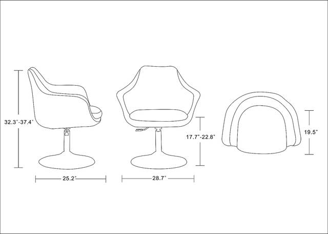 Wollesen Red Accent Chair - Thumbnail - Image 6