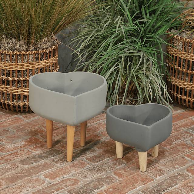 Wommble Gray Large Planter - Thumbnail - Image 2