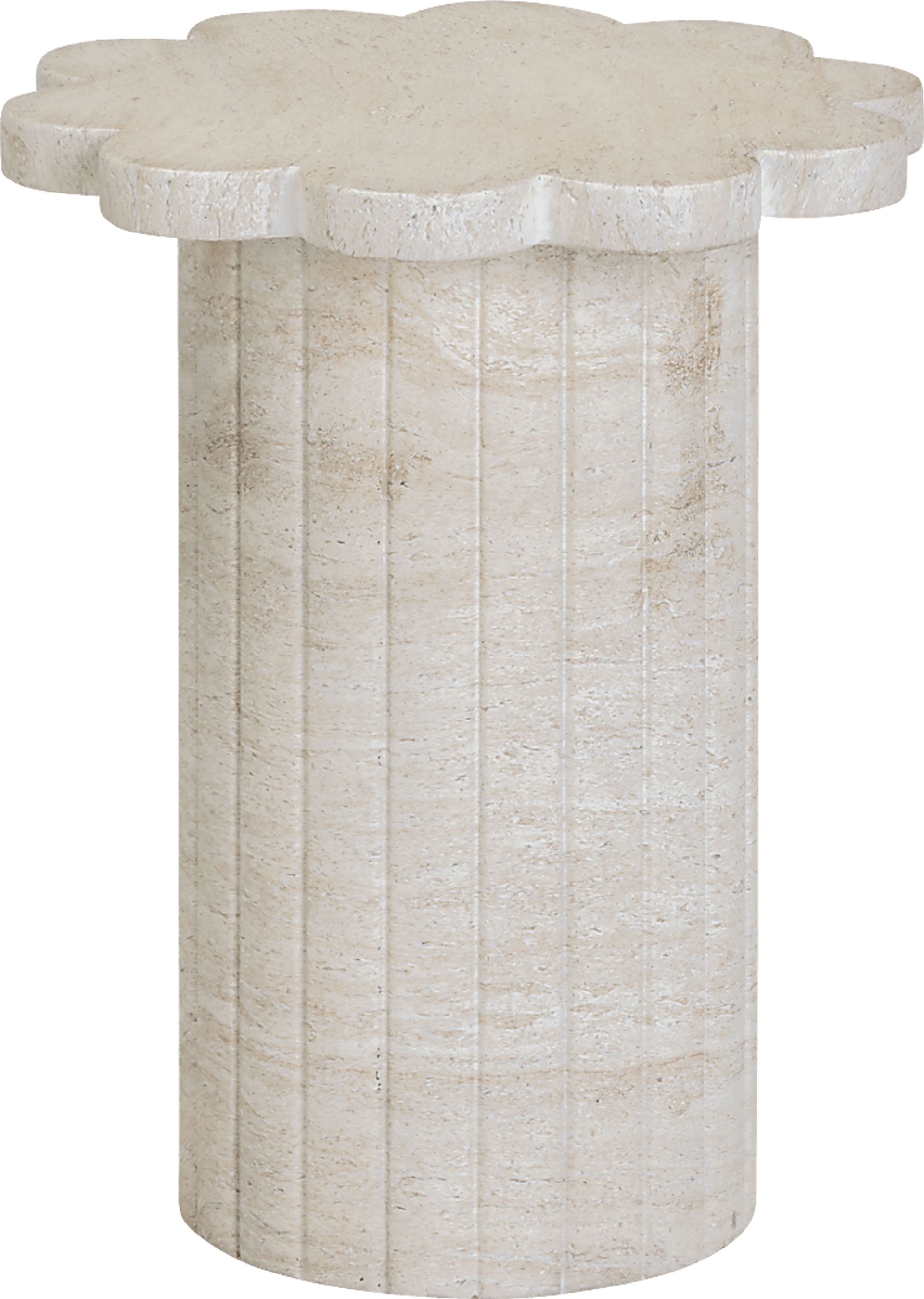 Wondercloud Outdoor Tan Side Table - Image 1