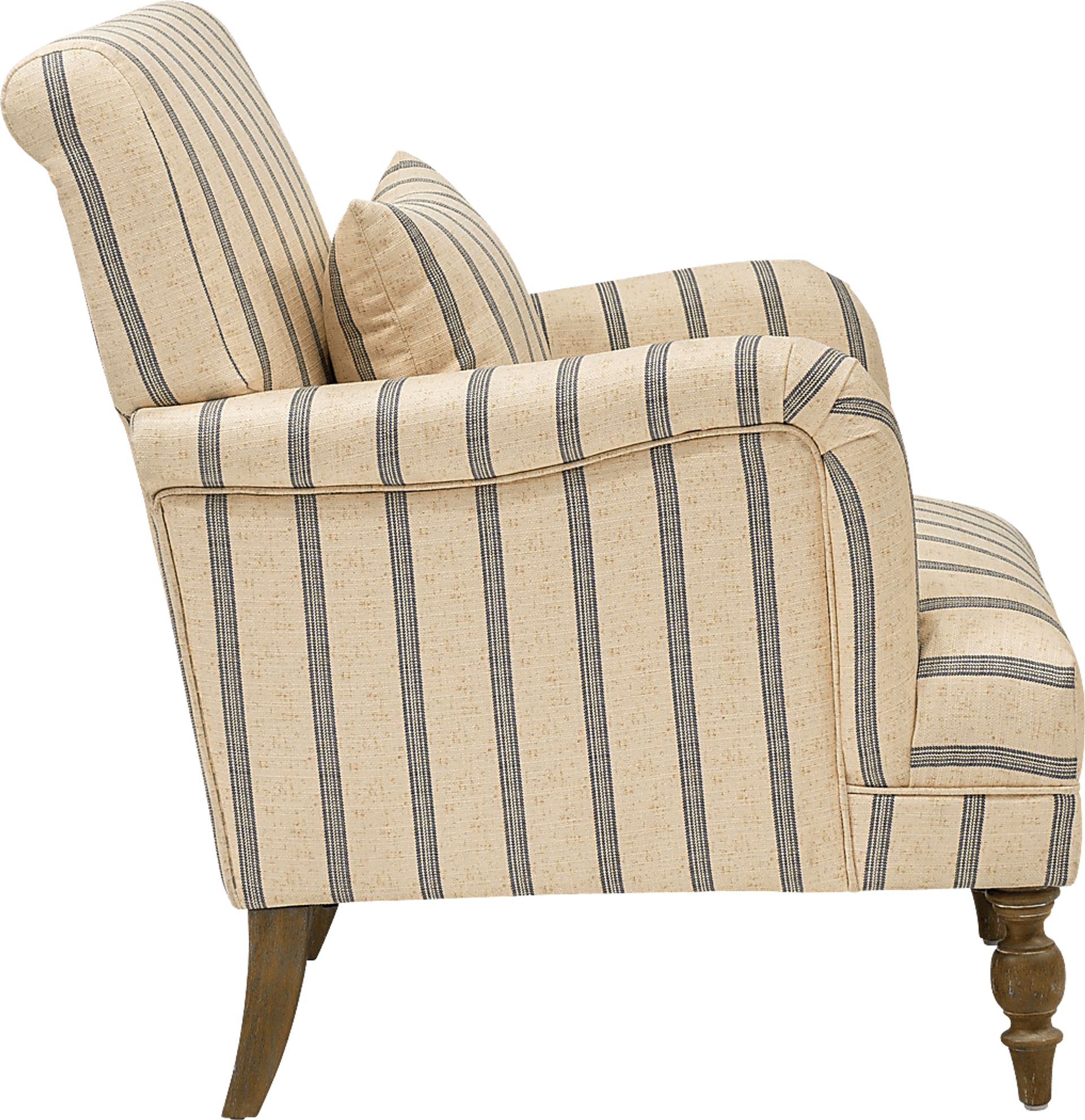 Wonderhive Beige Accent Chair - Image 3