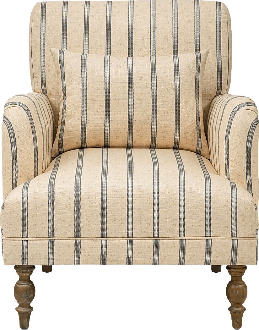 Wonderhive Beige Accent Chair