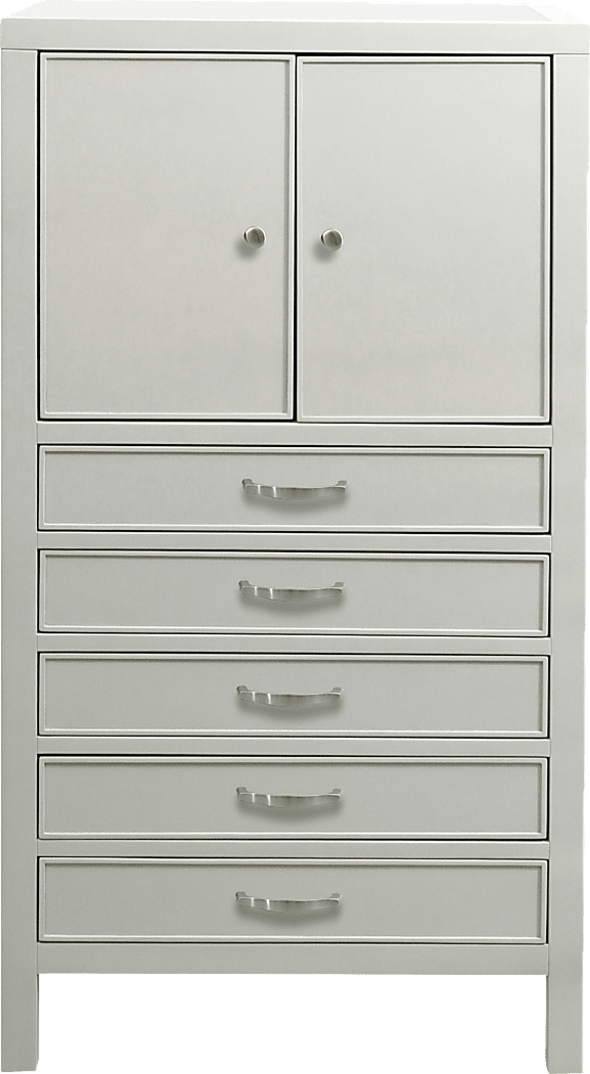 Wonderstock Gray Jewelry Armoire - Image 2