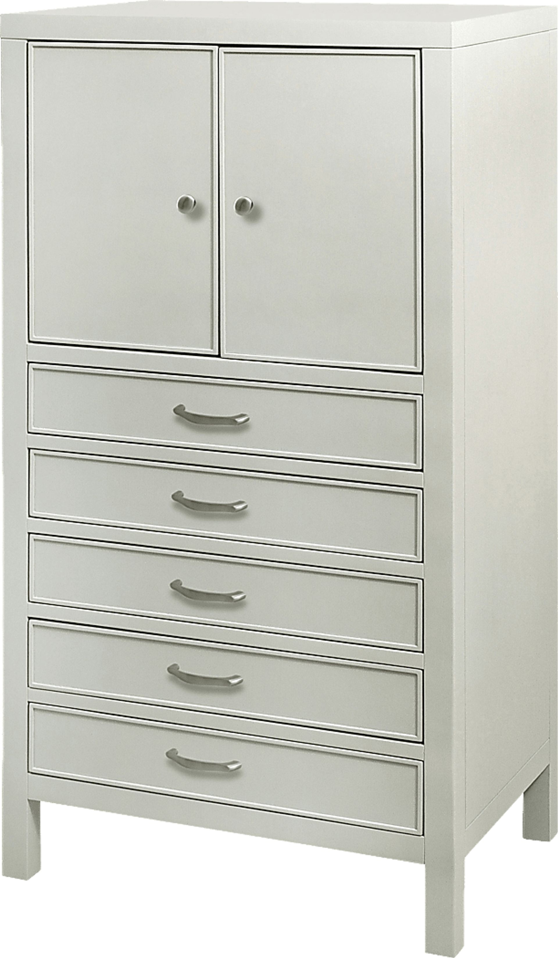 Wonderstock Gray Jewelry Armoire - Image 3