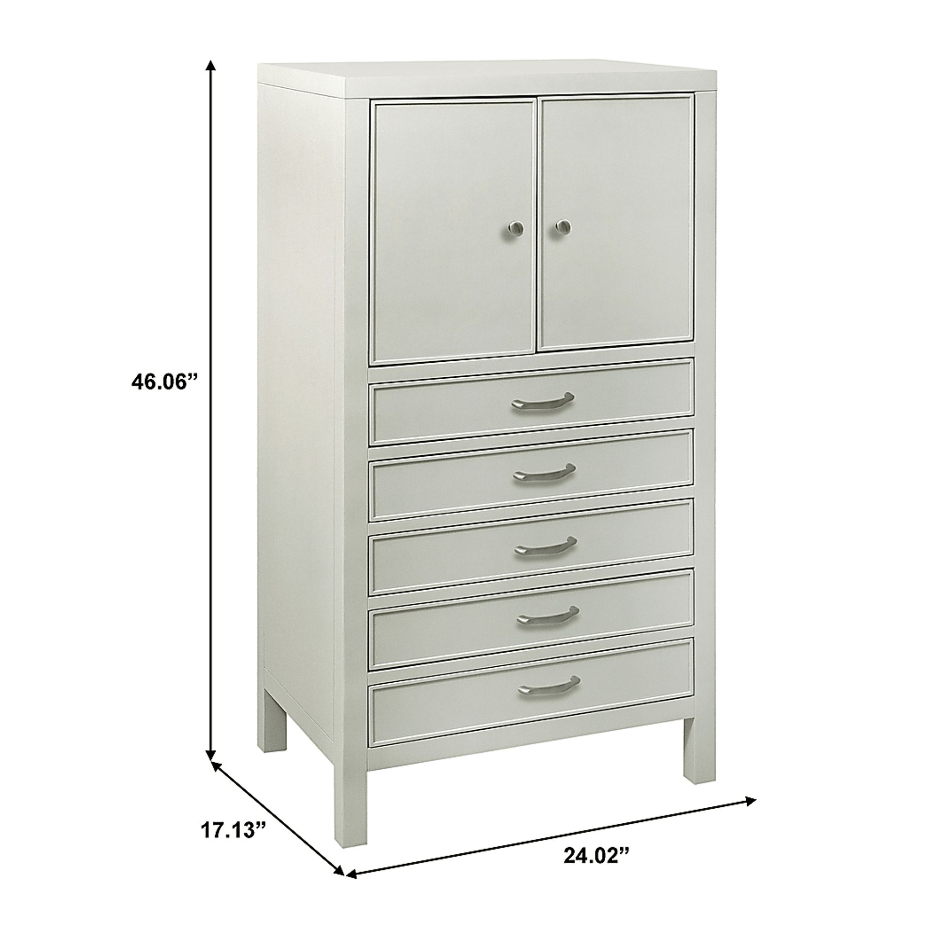Wonderstock Gray Jewelry Armoire - Image 10
