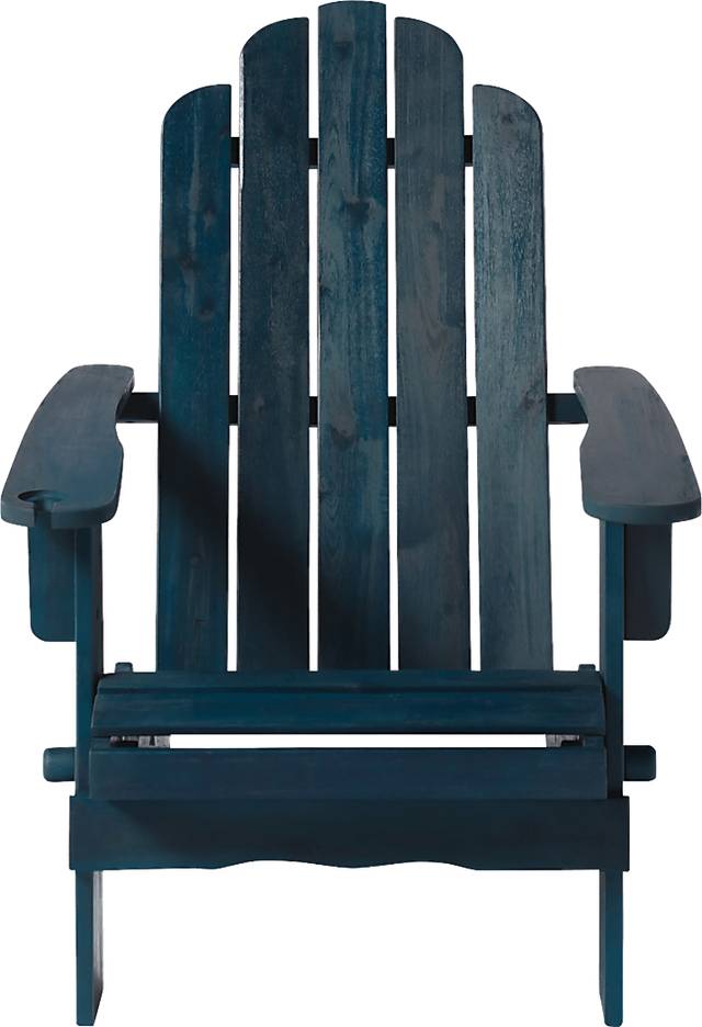 Wonsley Blue Outdoor Adirondack Chair - Thumbnail - Image 2