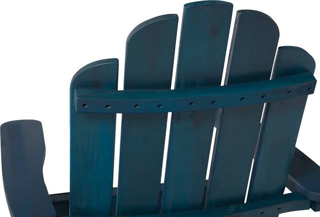 Wonsley Blue Outdoor Adirondack Chair - Thumbnail - Image 3
