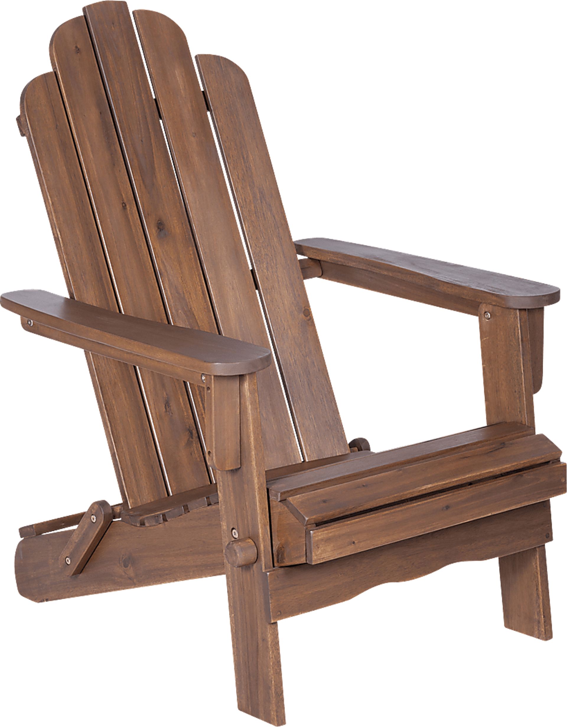 Wonsley Dark Brown Outdoor Adirondack Chair - Image 1