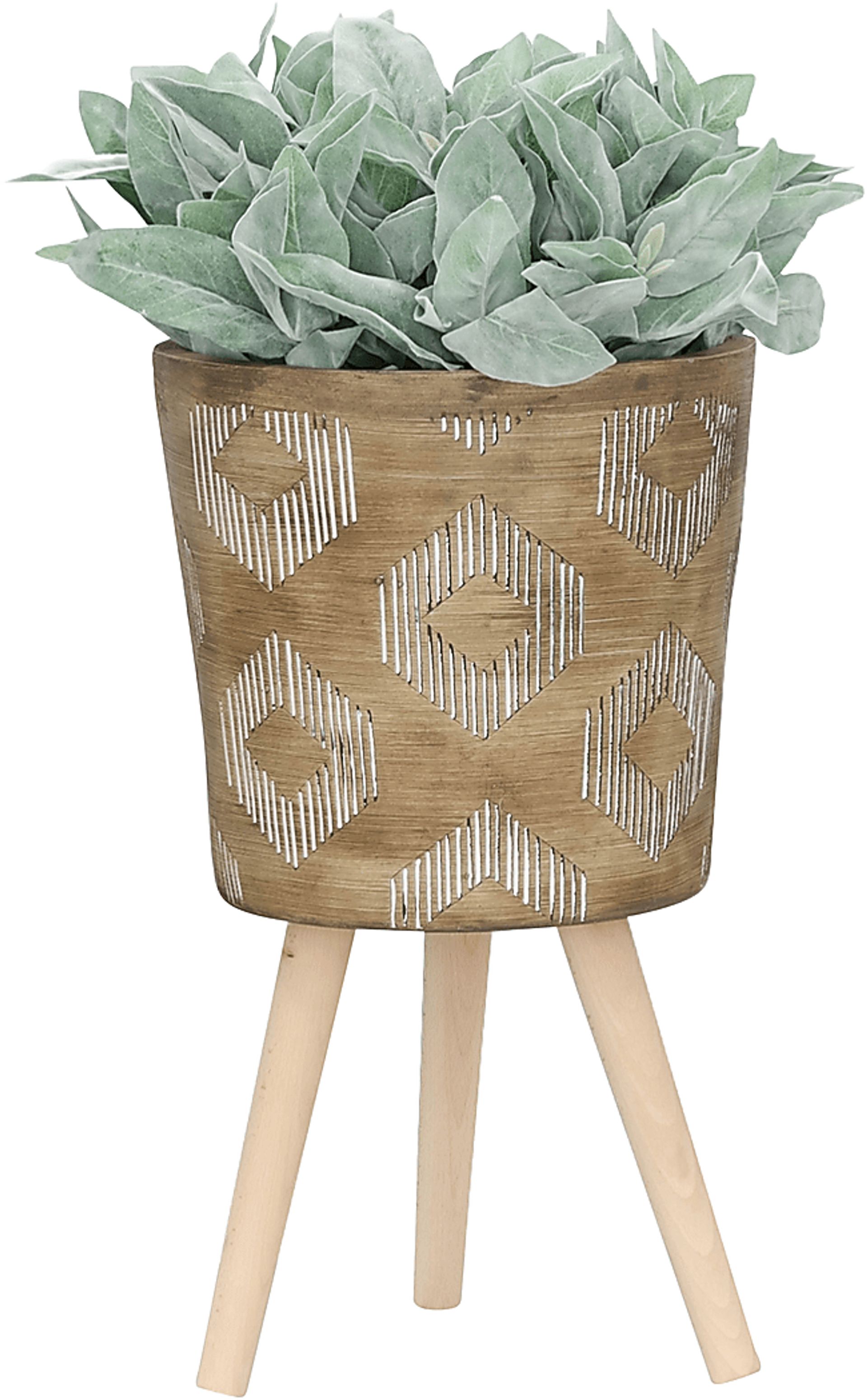 Woodaire Brown Planter, Set of 2 - Image 3