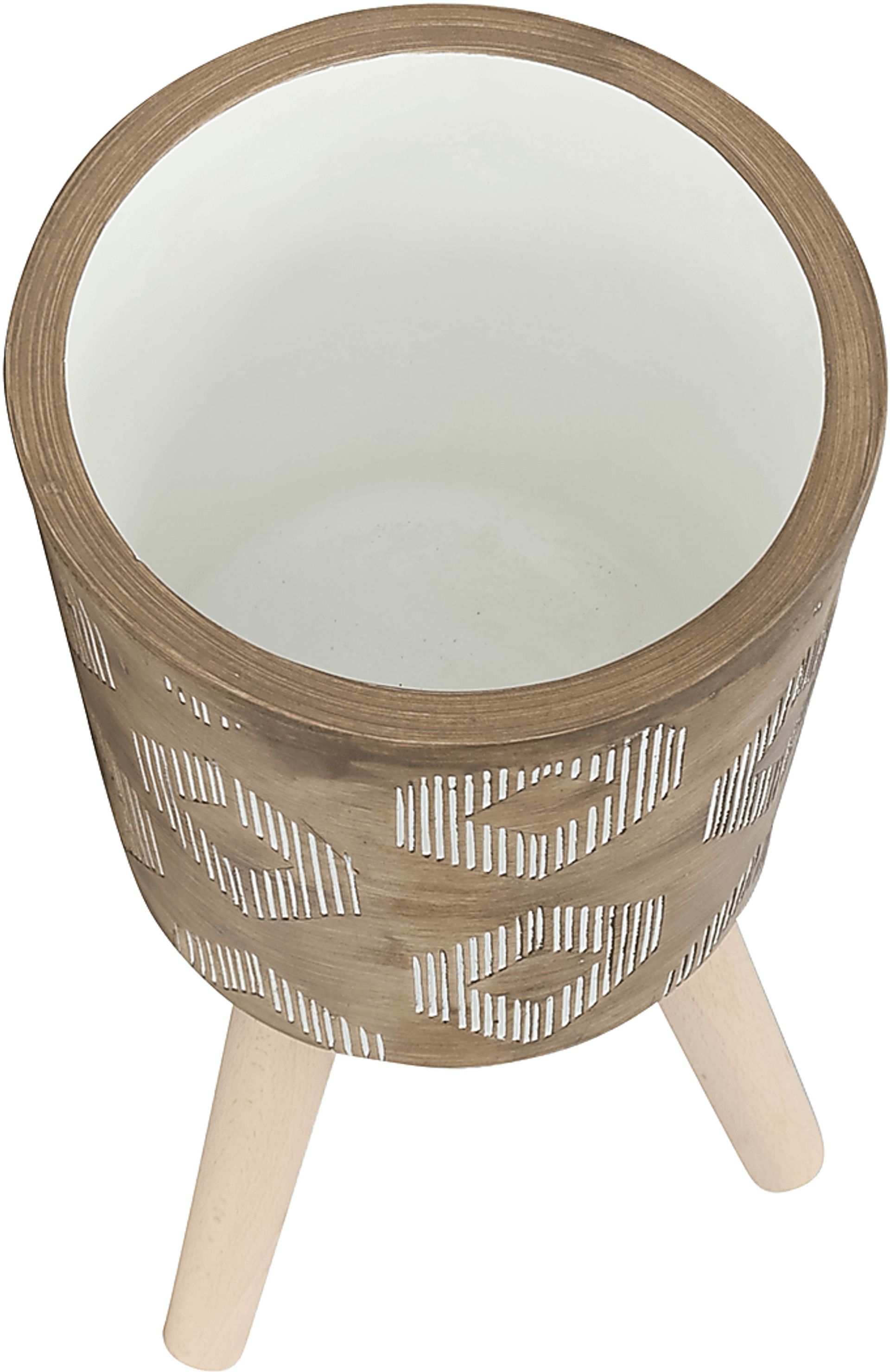 Woodaire Brown Planter, Set of 2 - Image 5