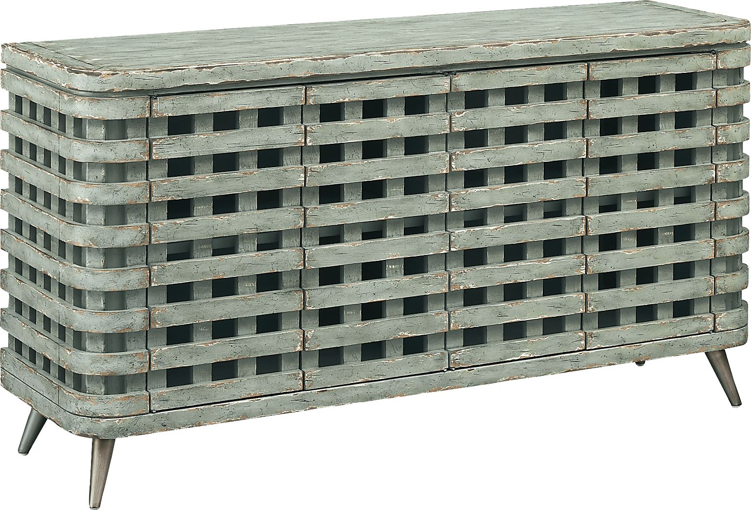 Woodbine Green 4 Door Credenza