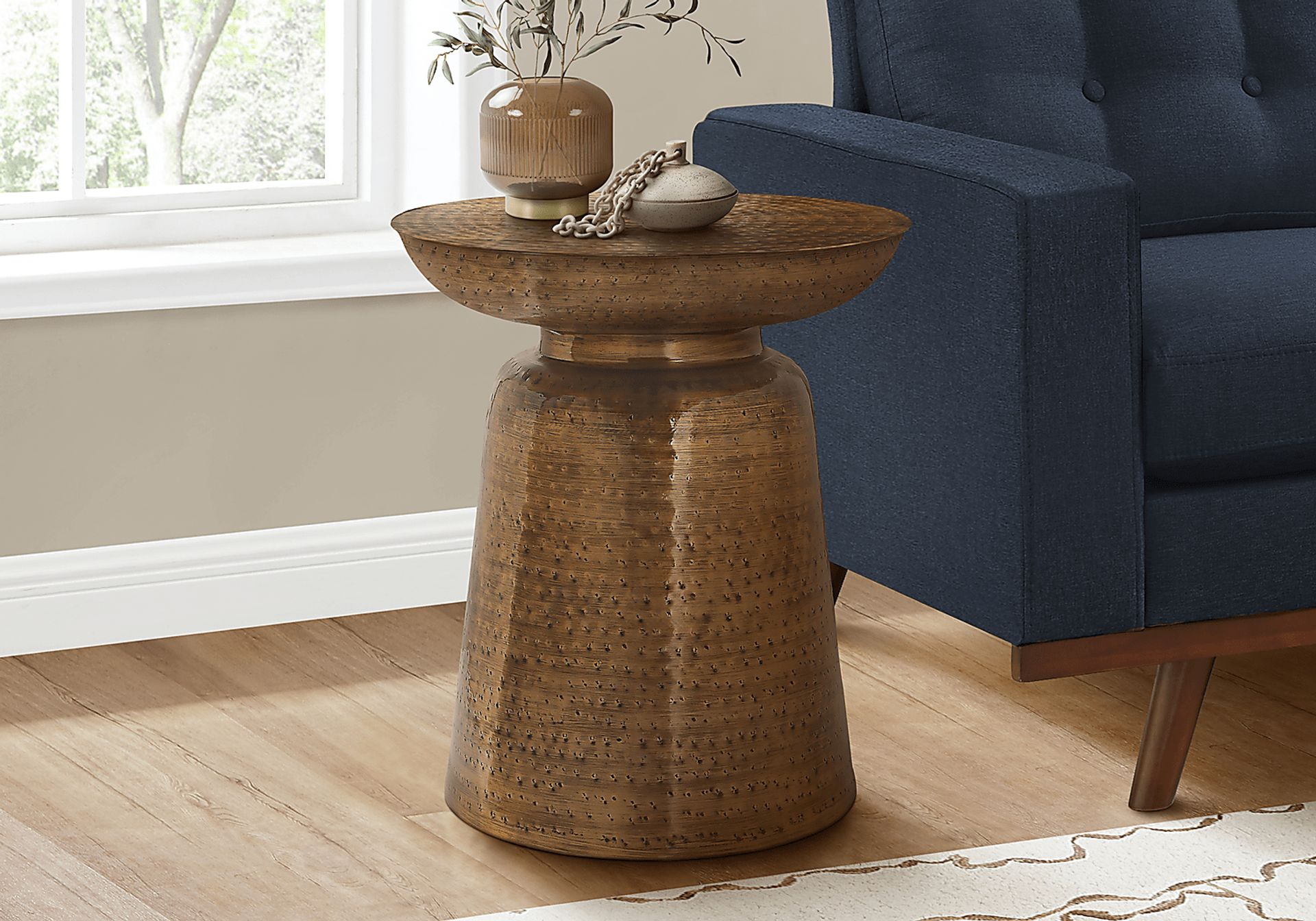 Woodbrier Copper Accent Table - Image 6