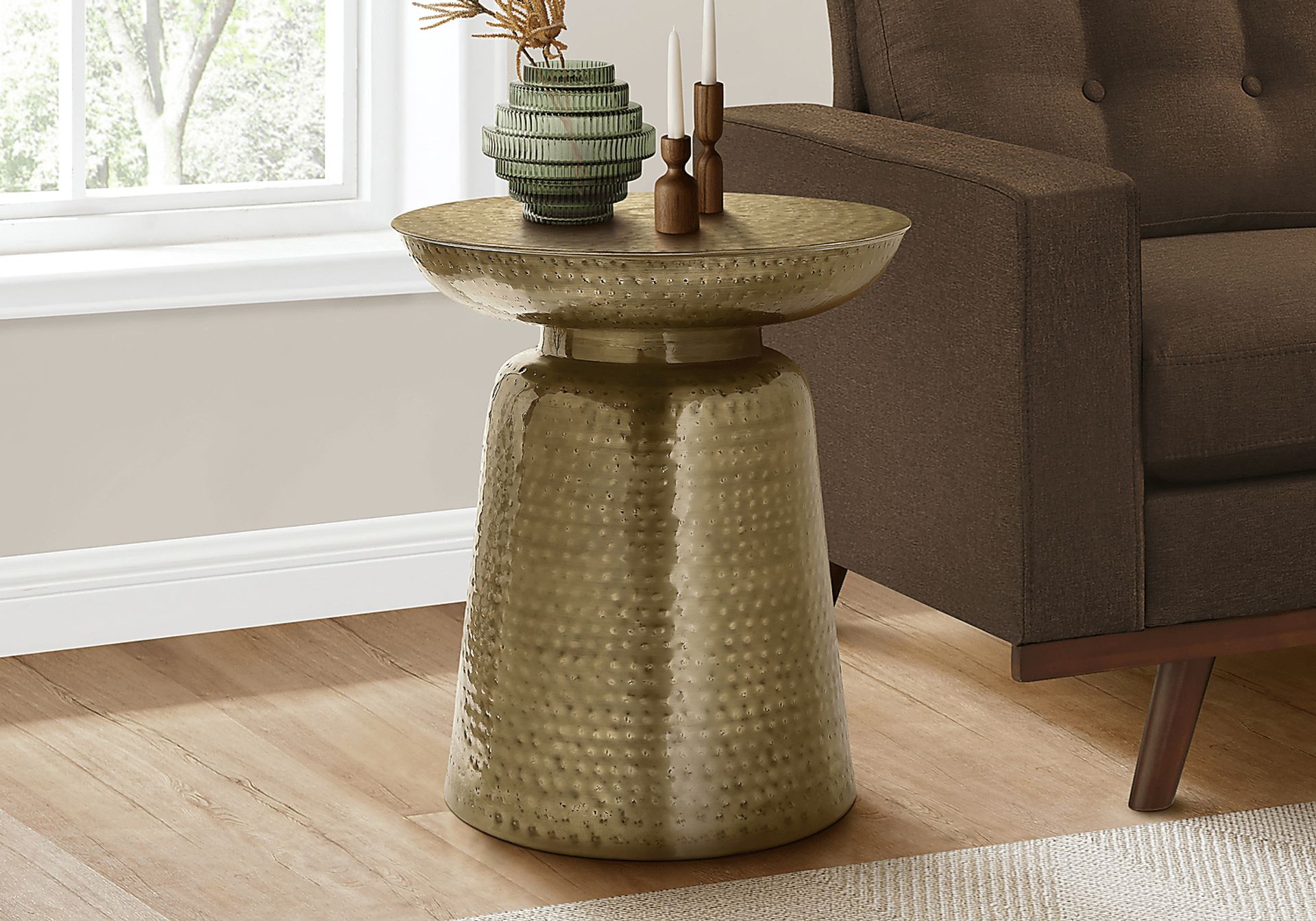Woodbrier Gold Accent Table - Image 7