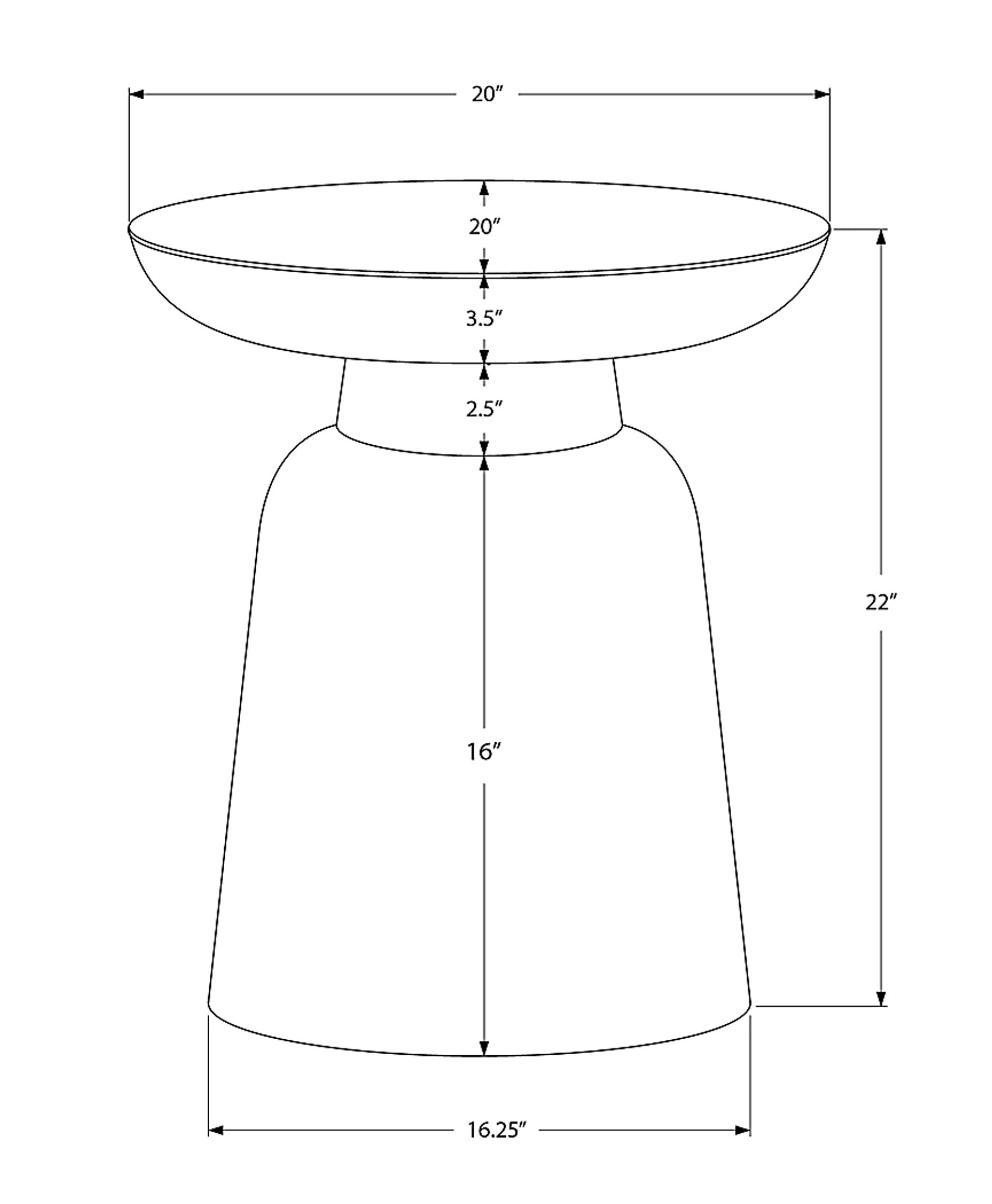 Woodbrier White Accent Table - Image 6