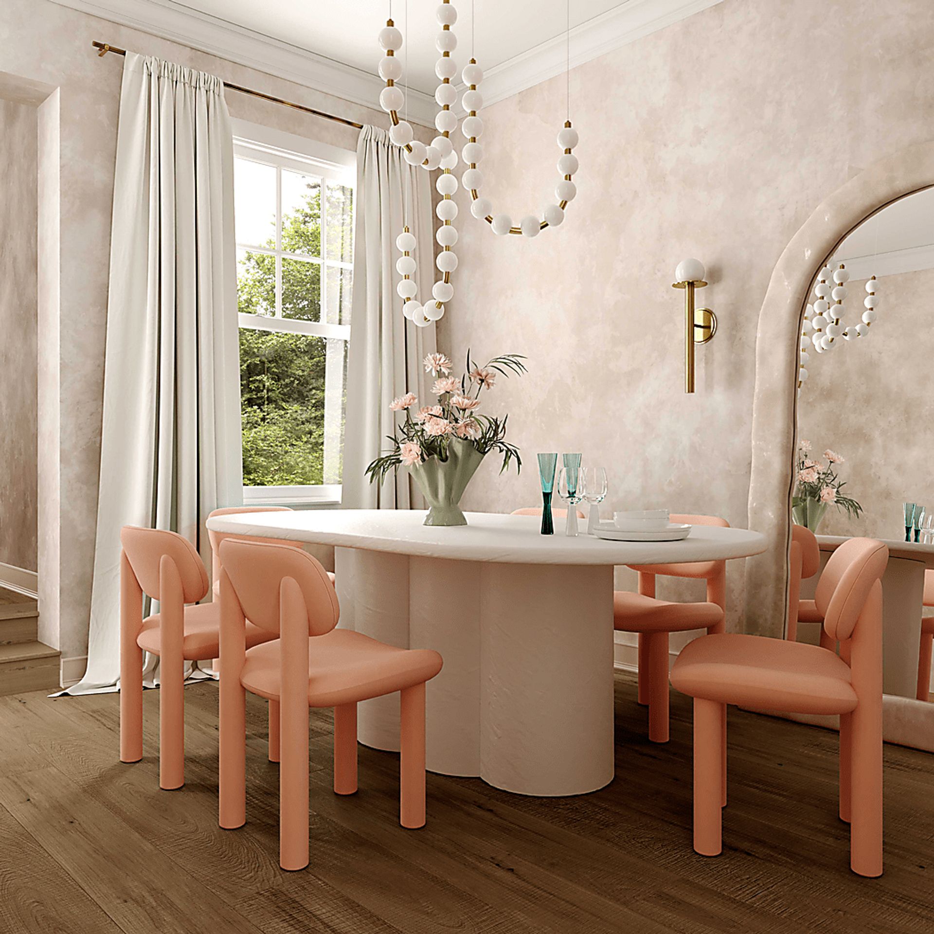 Woodbryn Salmon Dining Chair - Image 2