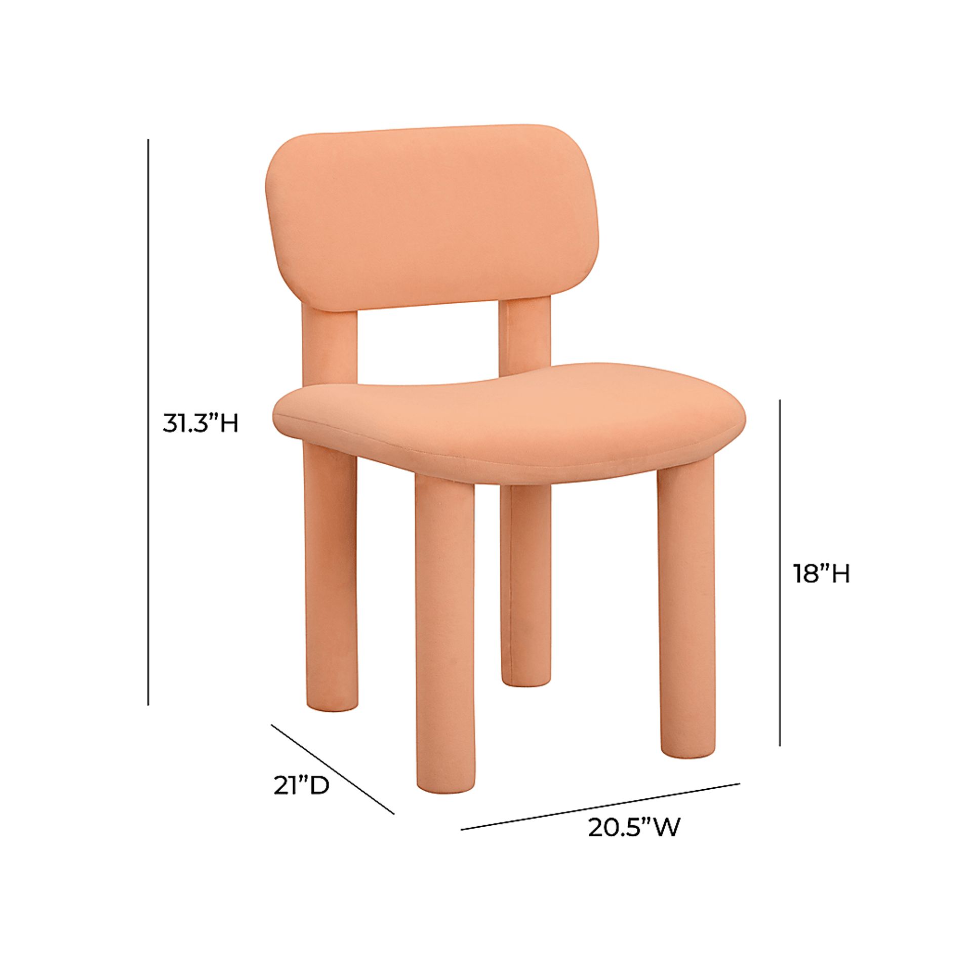 Woodbryn Salmon Dining Chair - Image 6