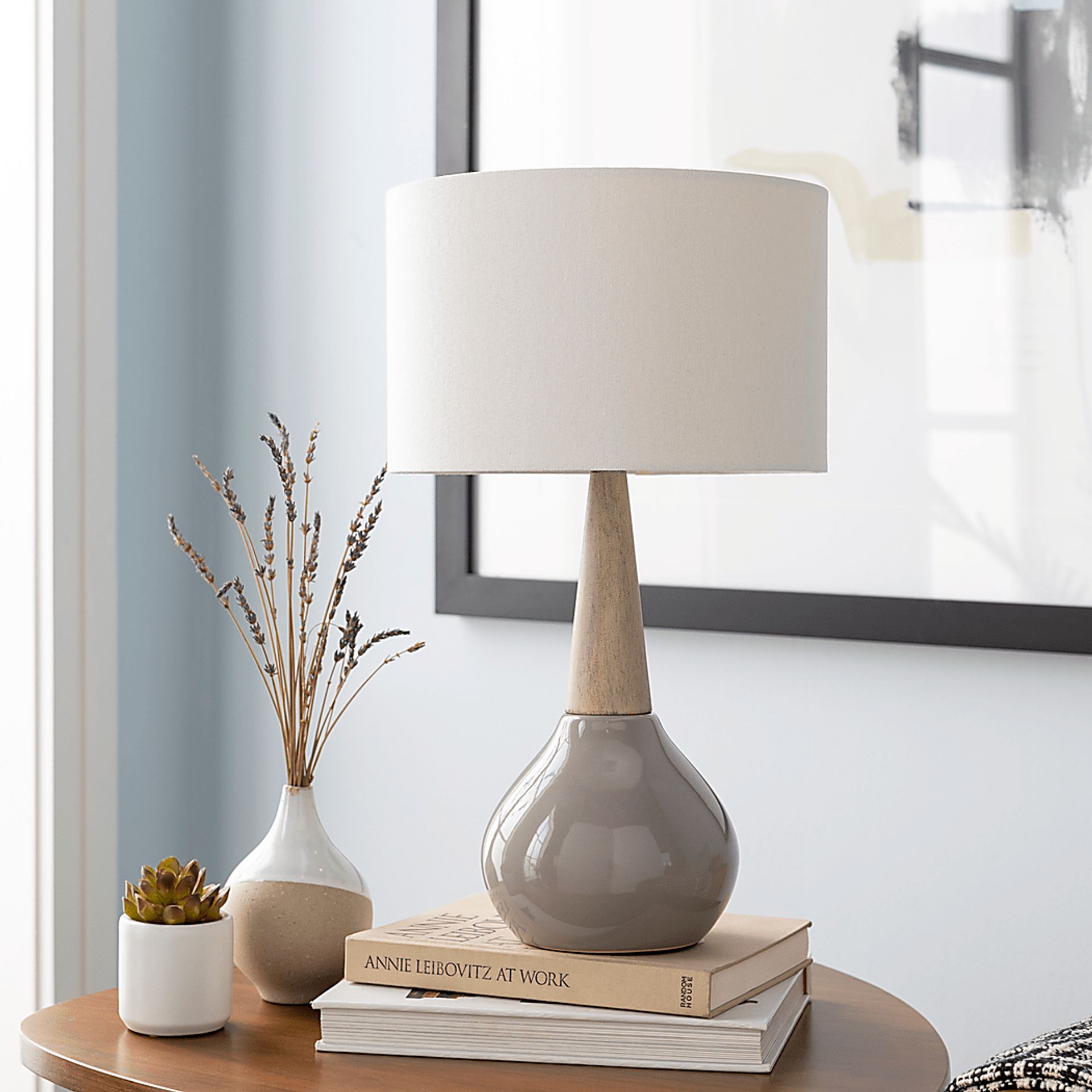 Woodburn Way Gray Lamp - Image 2